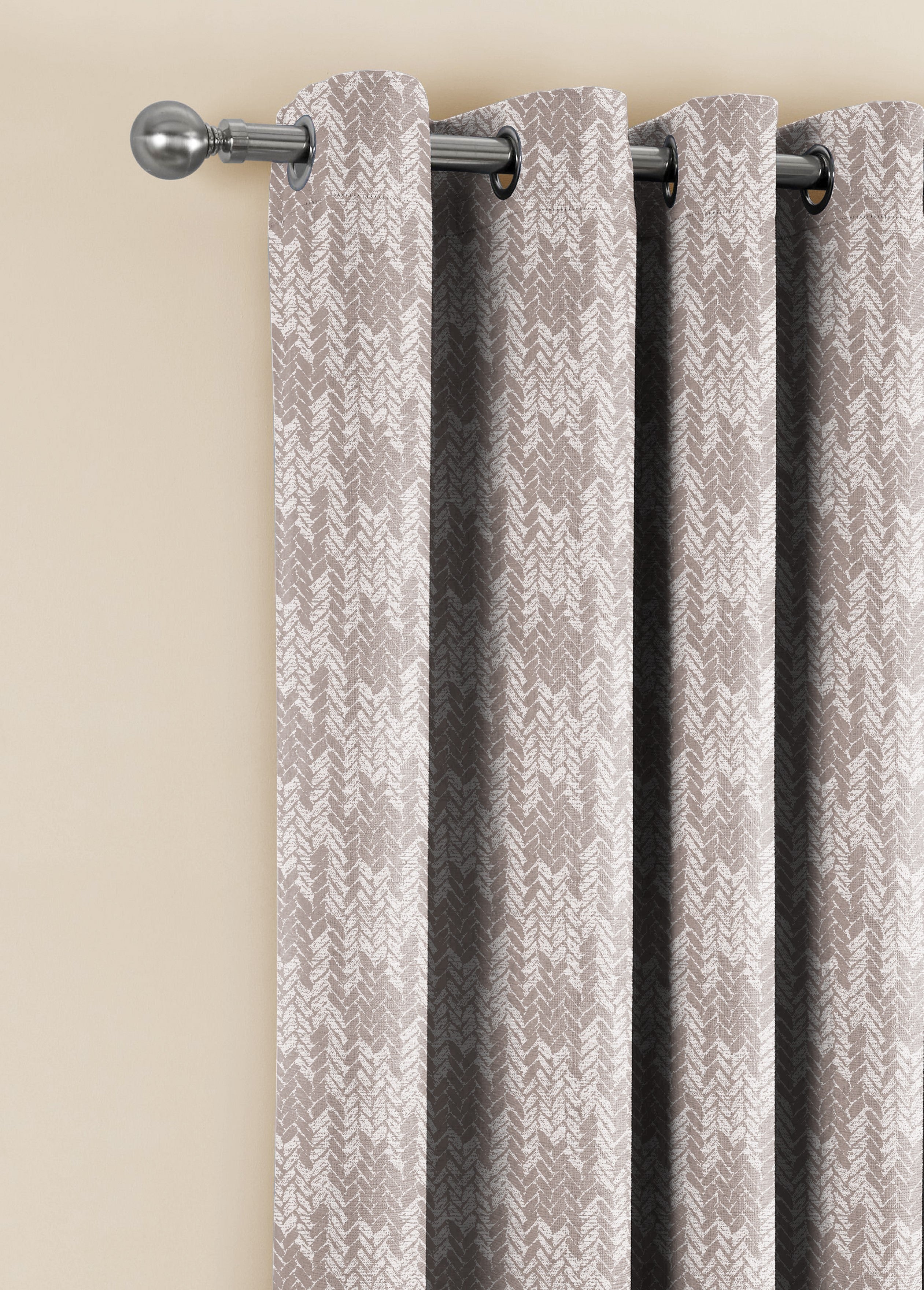 EDINA STONE PRINTED BLACKOUT PRINTED CURTAIN