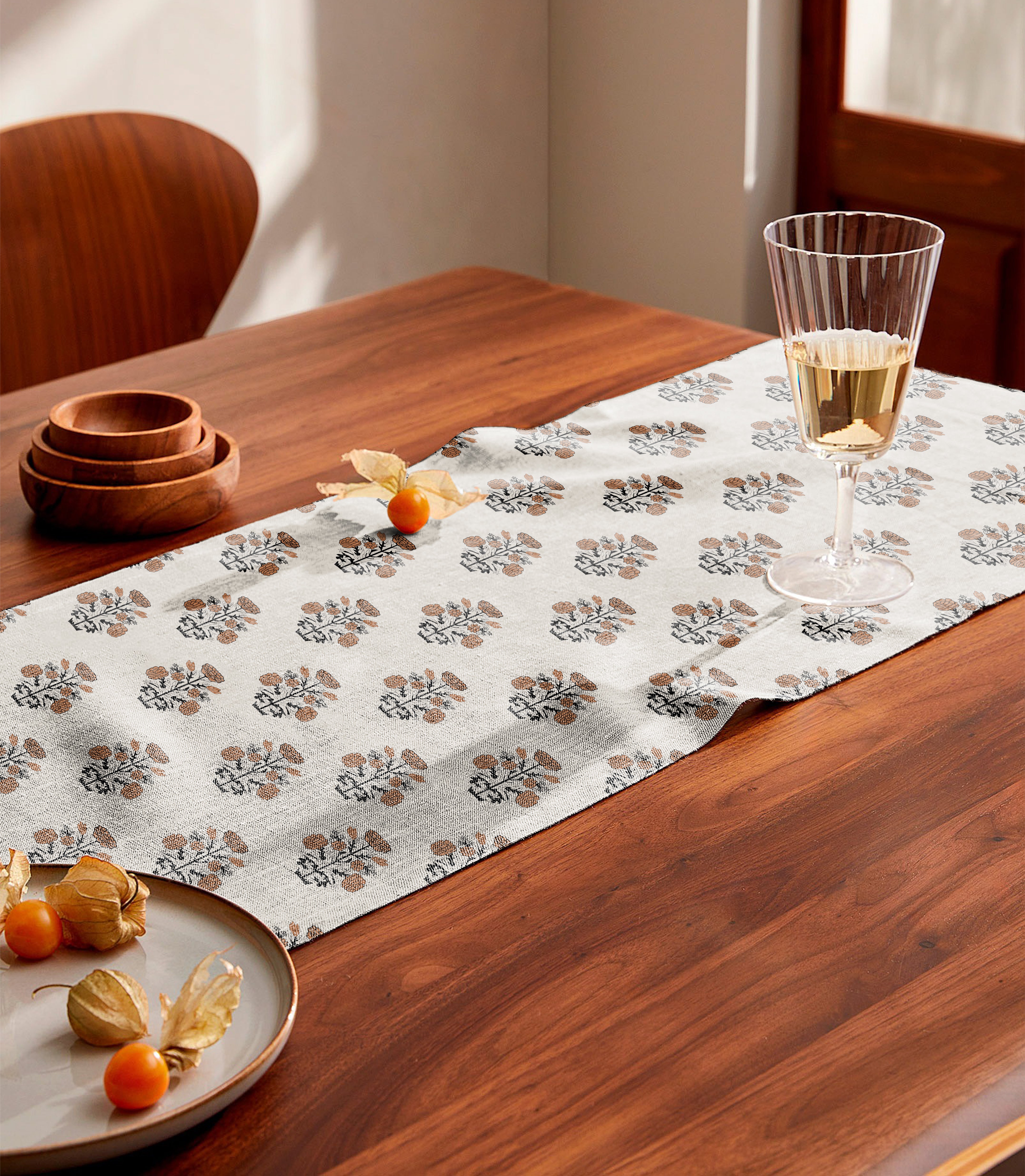 JAIPUR RUST TABLE RUNNER