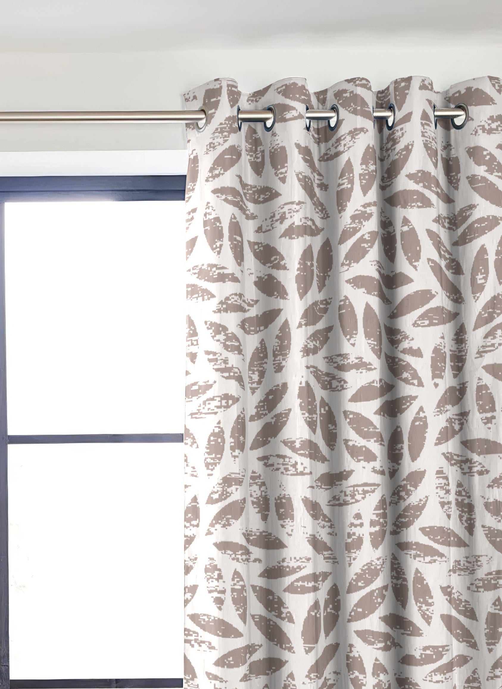 LAMPASSO STONE PRINTED BLACKOUT CURTAIN
