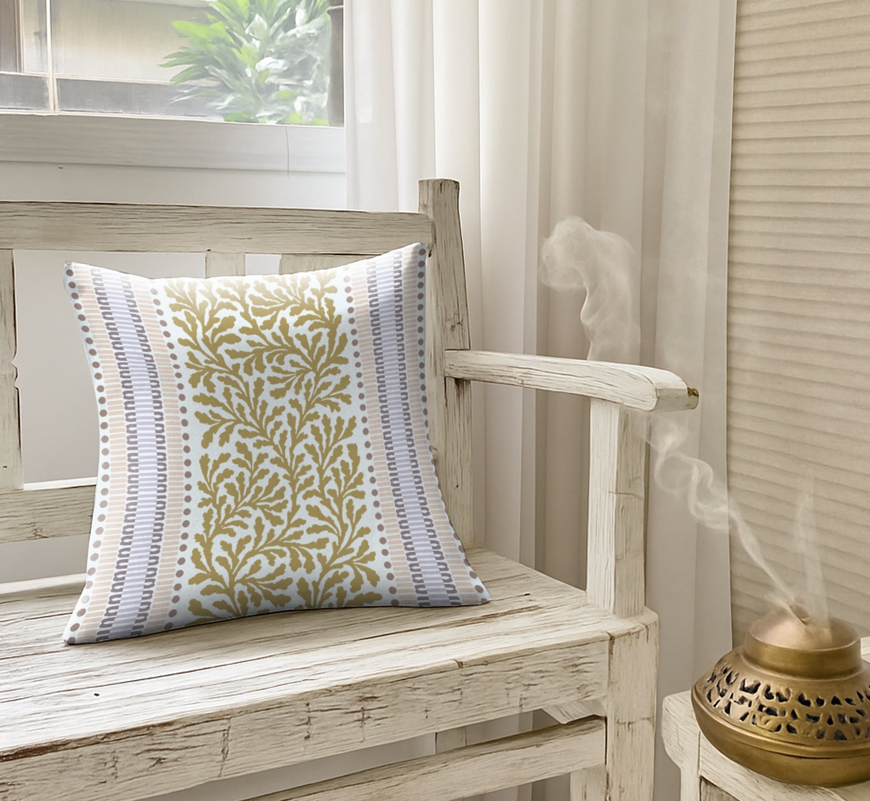 TORONTO GOLD DIGITAL PRINTED CUSHION COVER (Pack of 2)