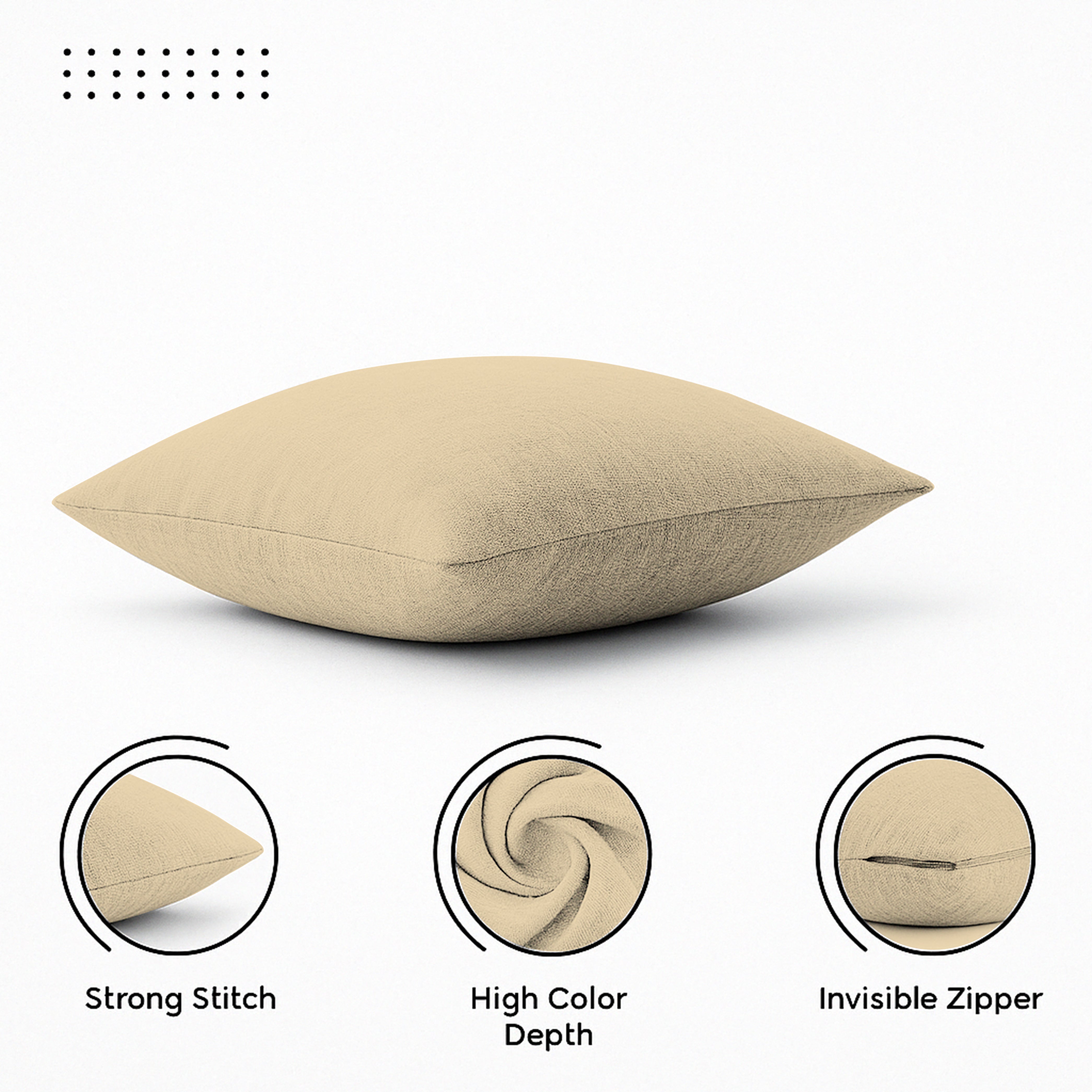 PUMA BROWN CUSHION COVER (Pack of 2)