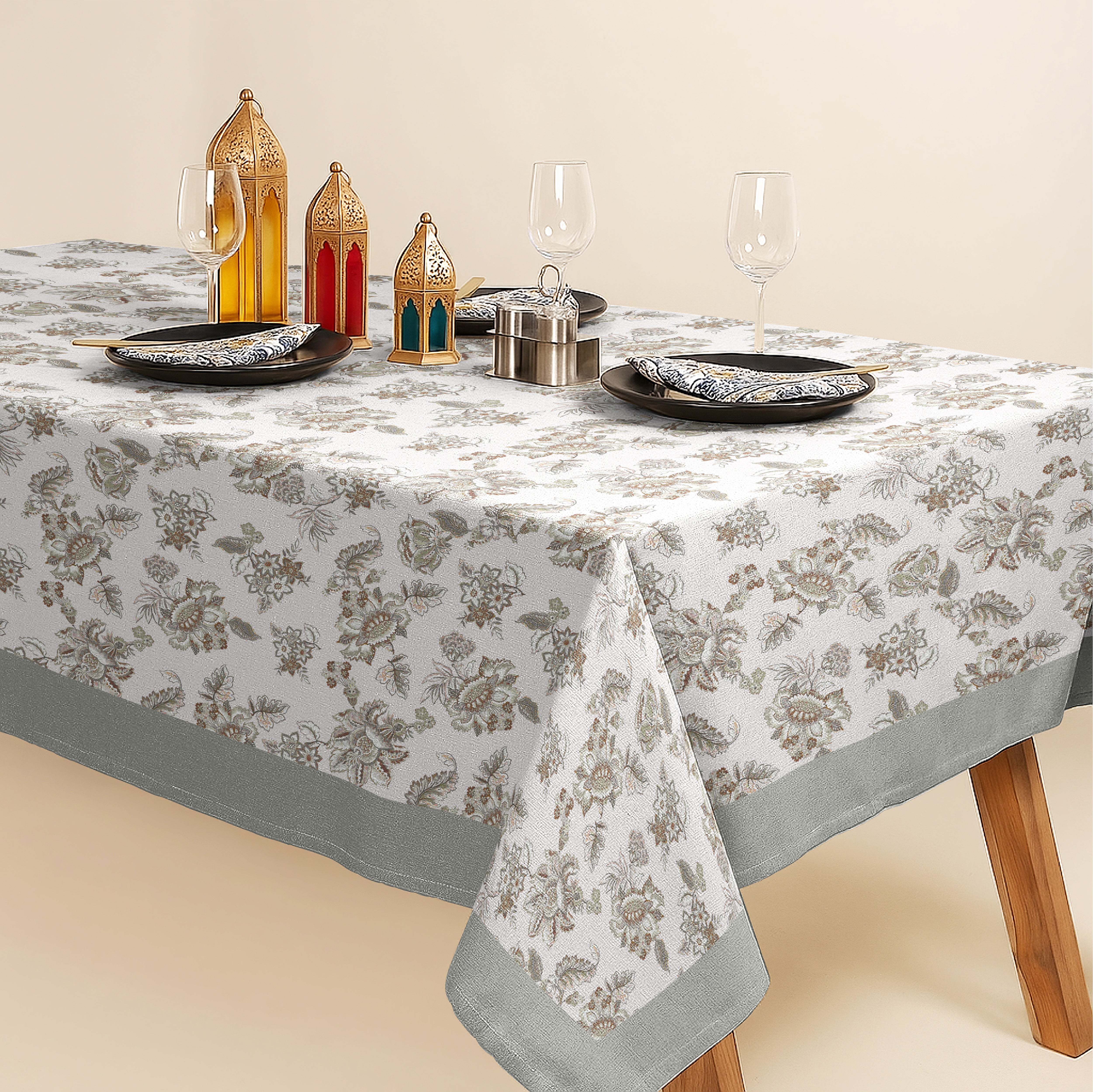 ANZIO GREY TABLE CLOTH