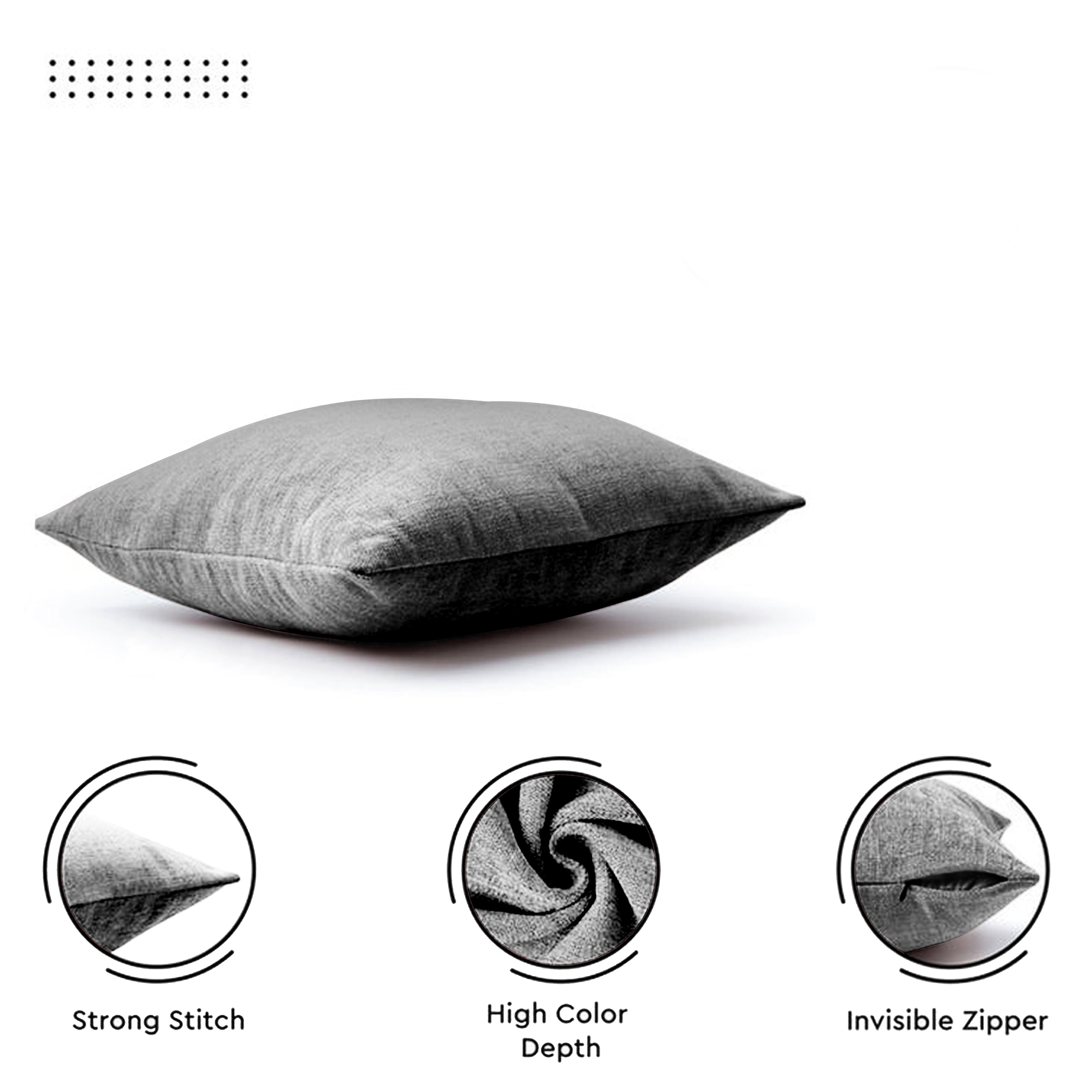 PUMA BLACK CUSHION COVER (Pack of 2)