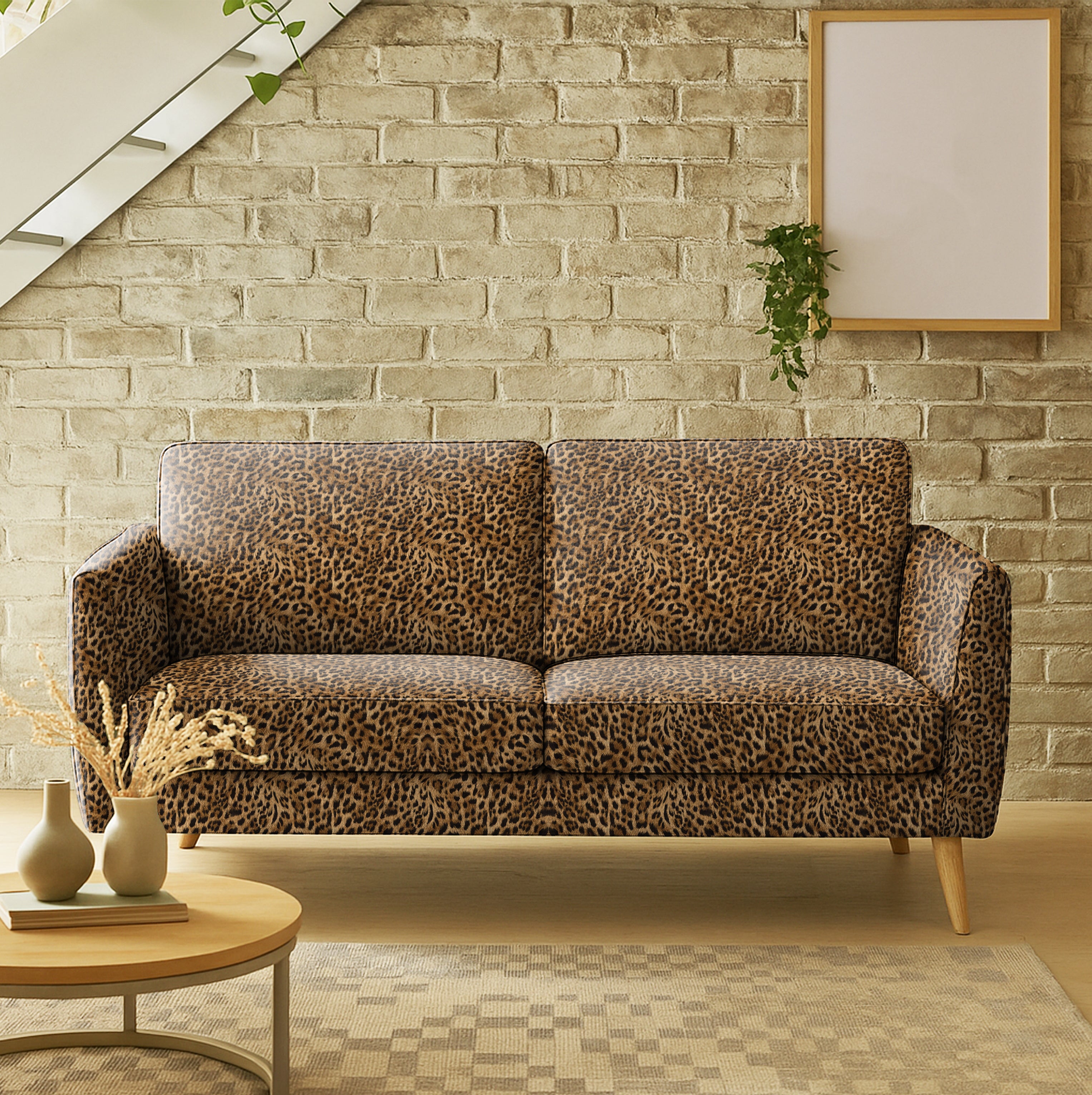 LEOPARD SKIN UPHOLSTERY FABRIC