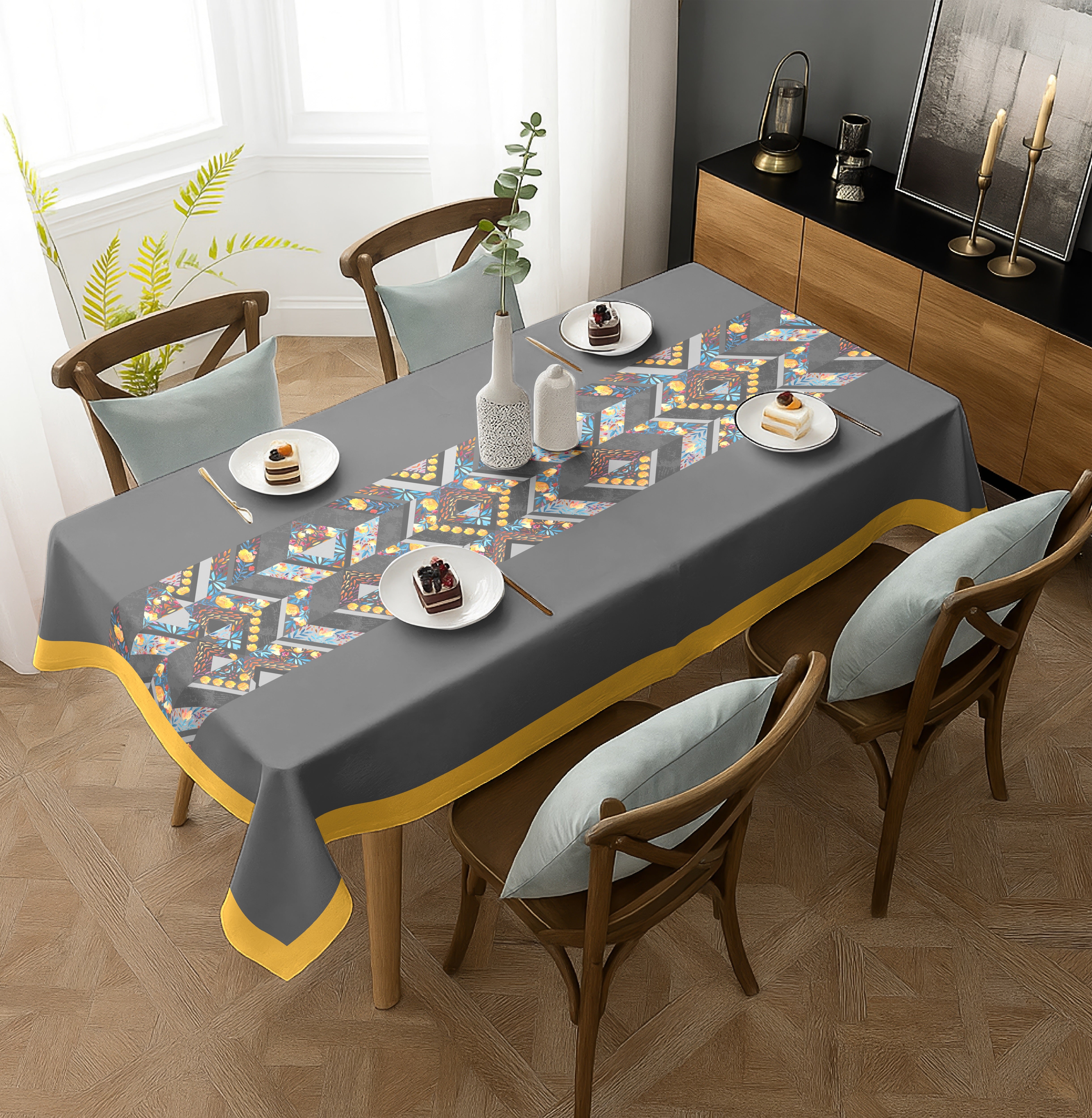 MATHERAN YELLOW TABLE CLOTH