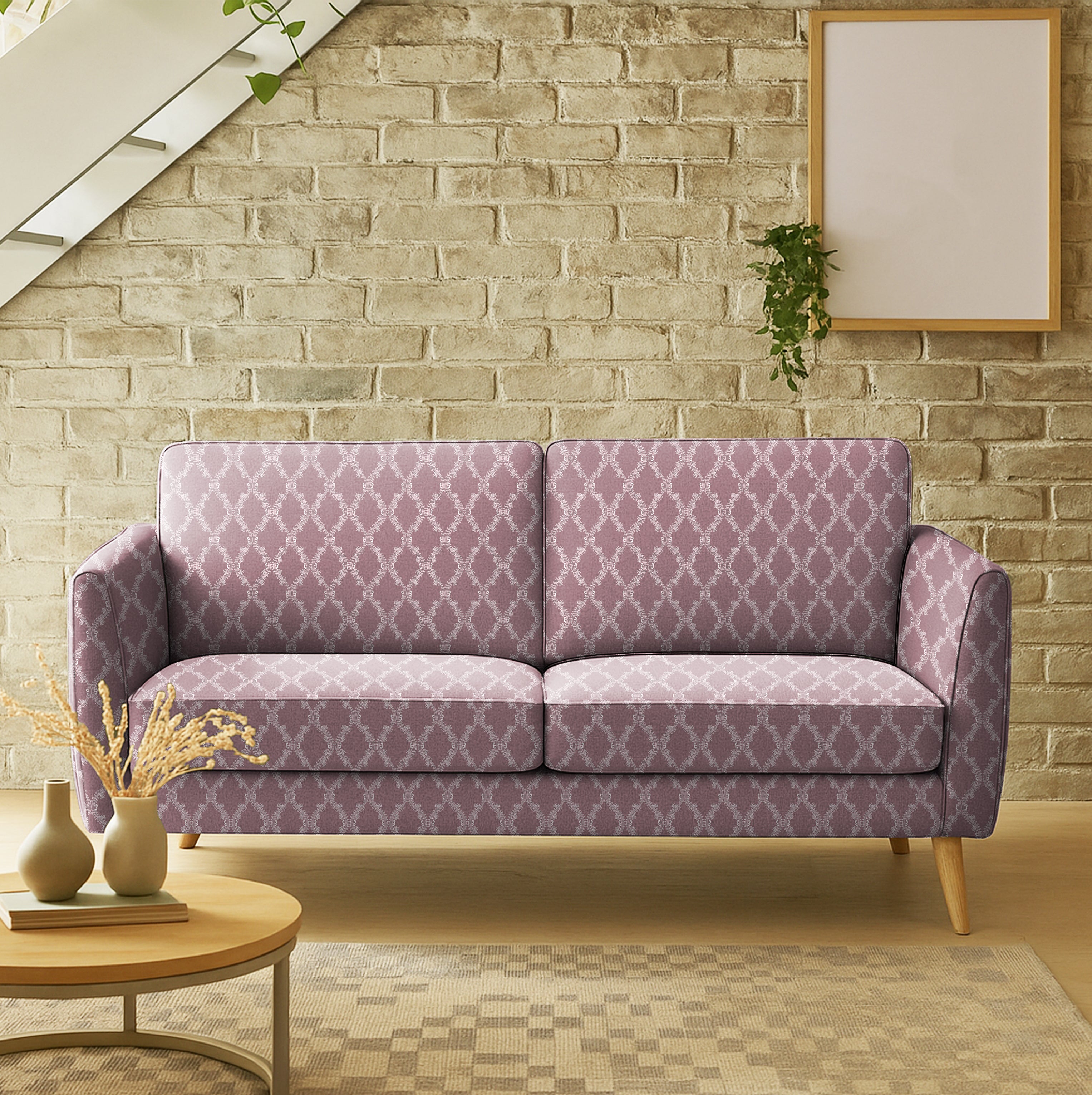 LAYLA PLUM UPHOLSTERY FABRIC