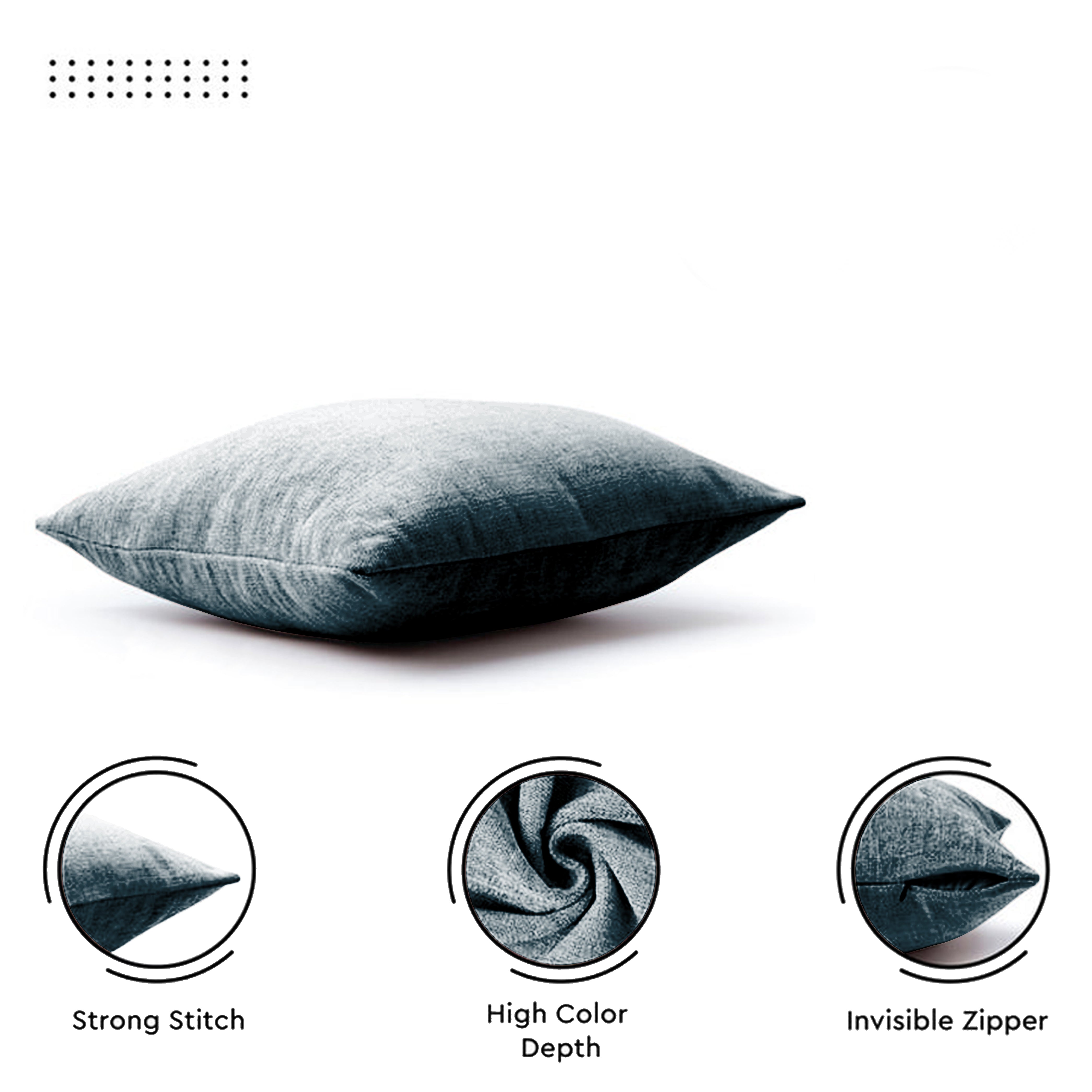 PUMA CHARCOAL CUSHION COVER (Pack of 2)