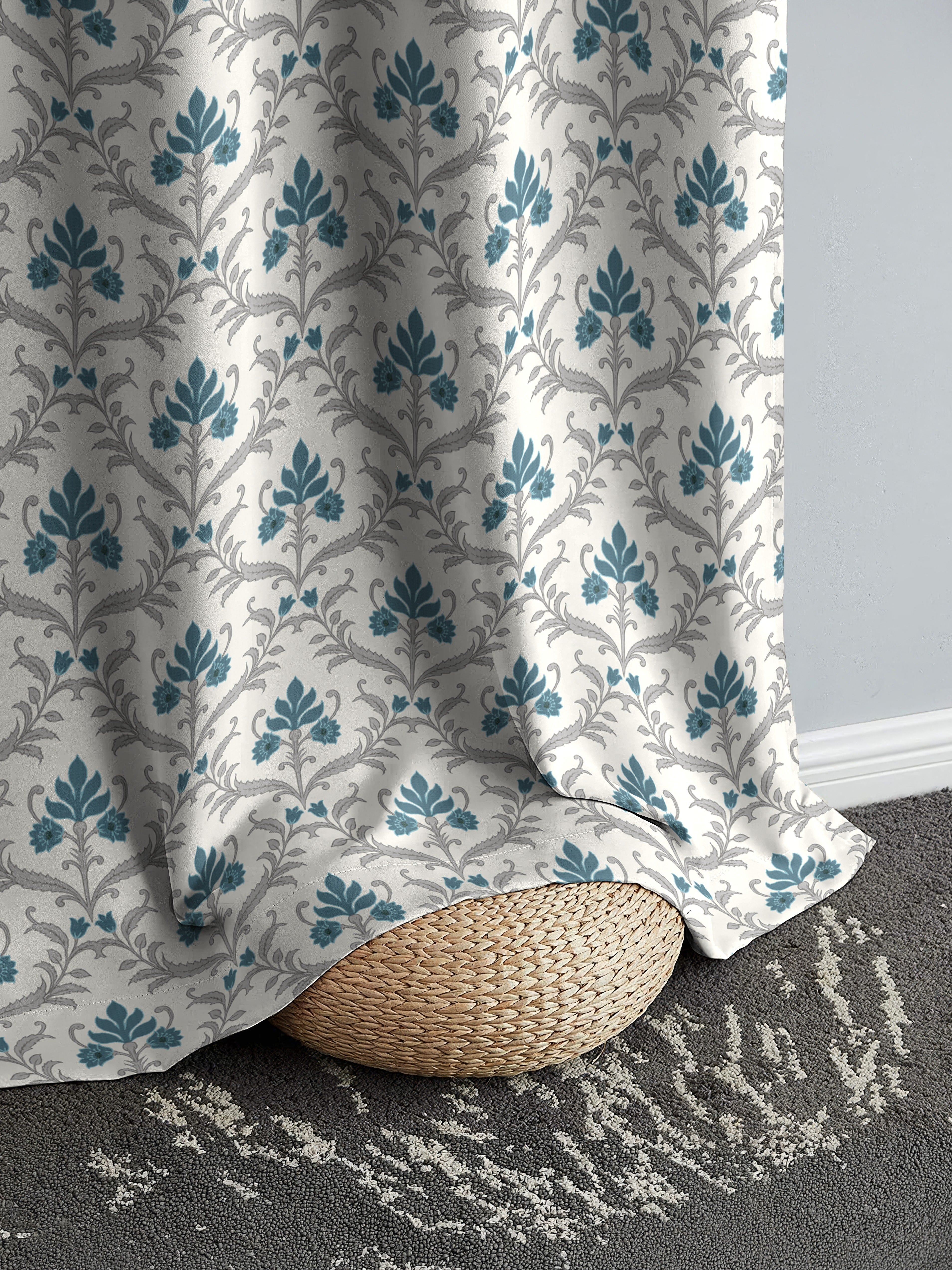 ZODIAC MATTY LYNCH PRINTED ROOM DARKENER/100% BLACKOUT CURTAIN