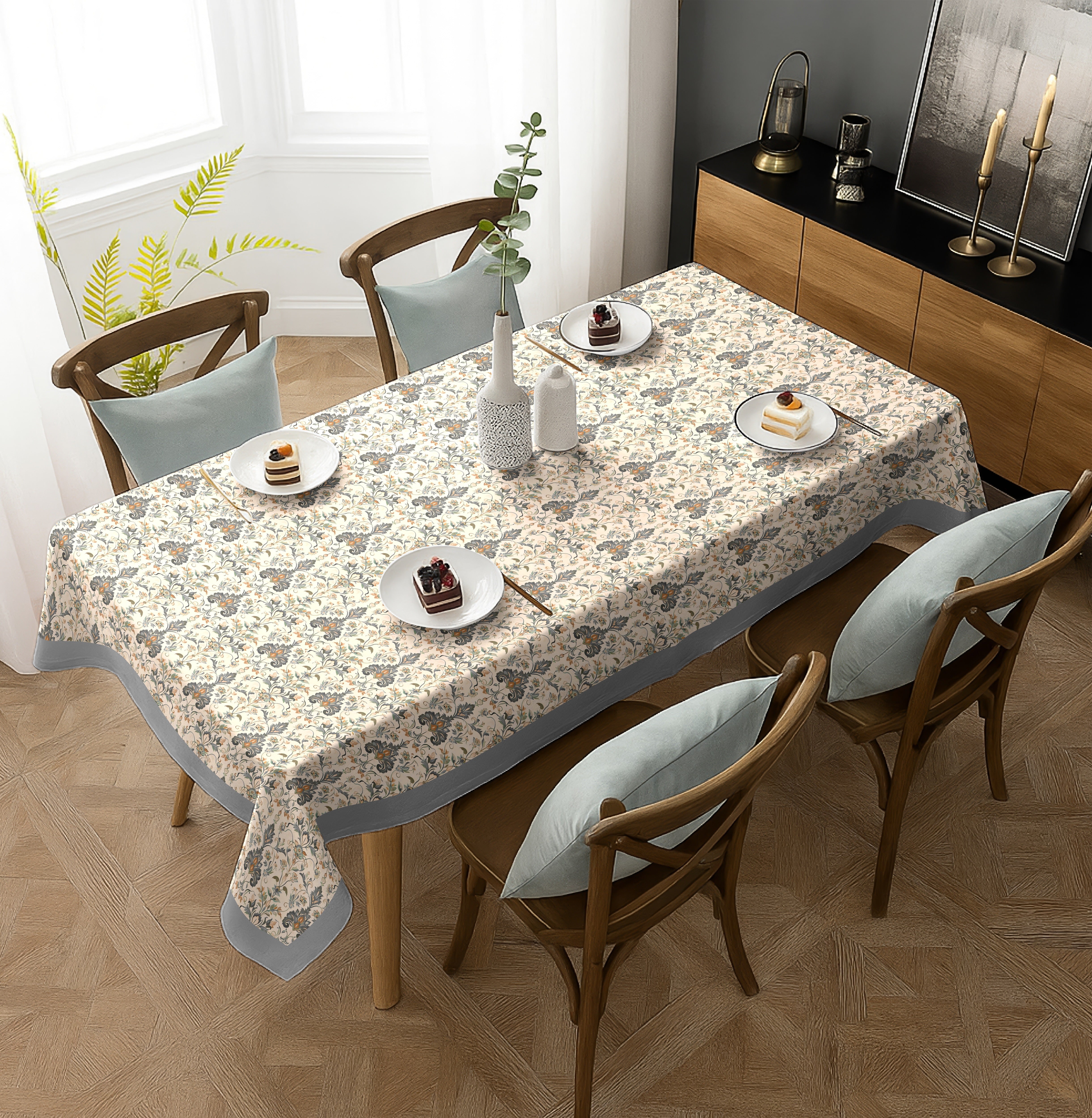 PIRAN GREY TABLE CLOTH