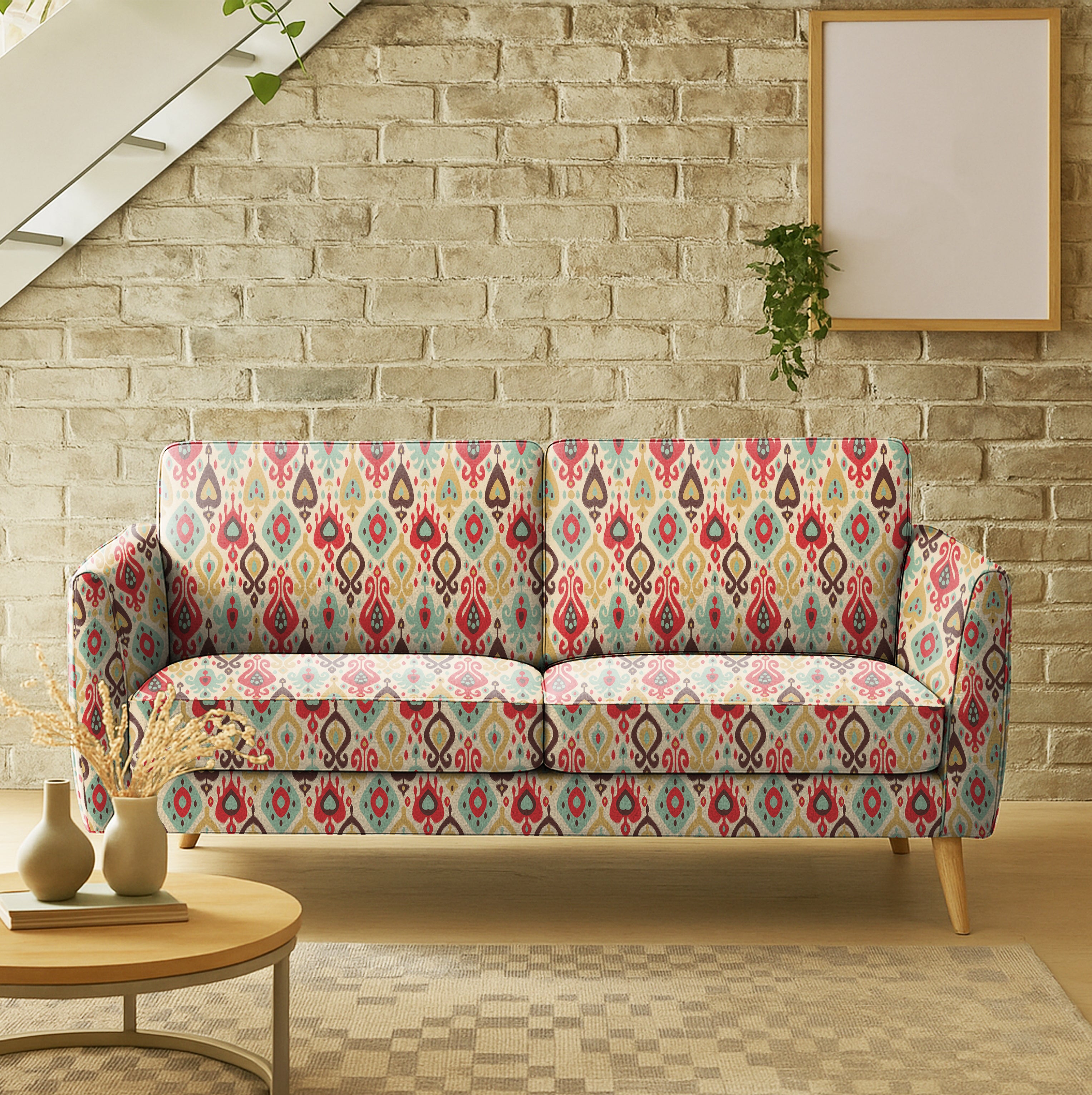 HAYDEN RED UPHOLSTERY FABRIC