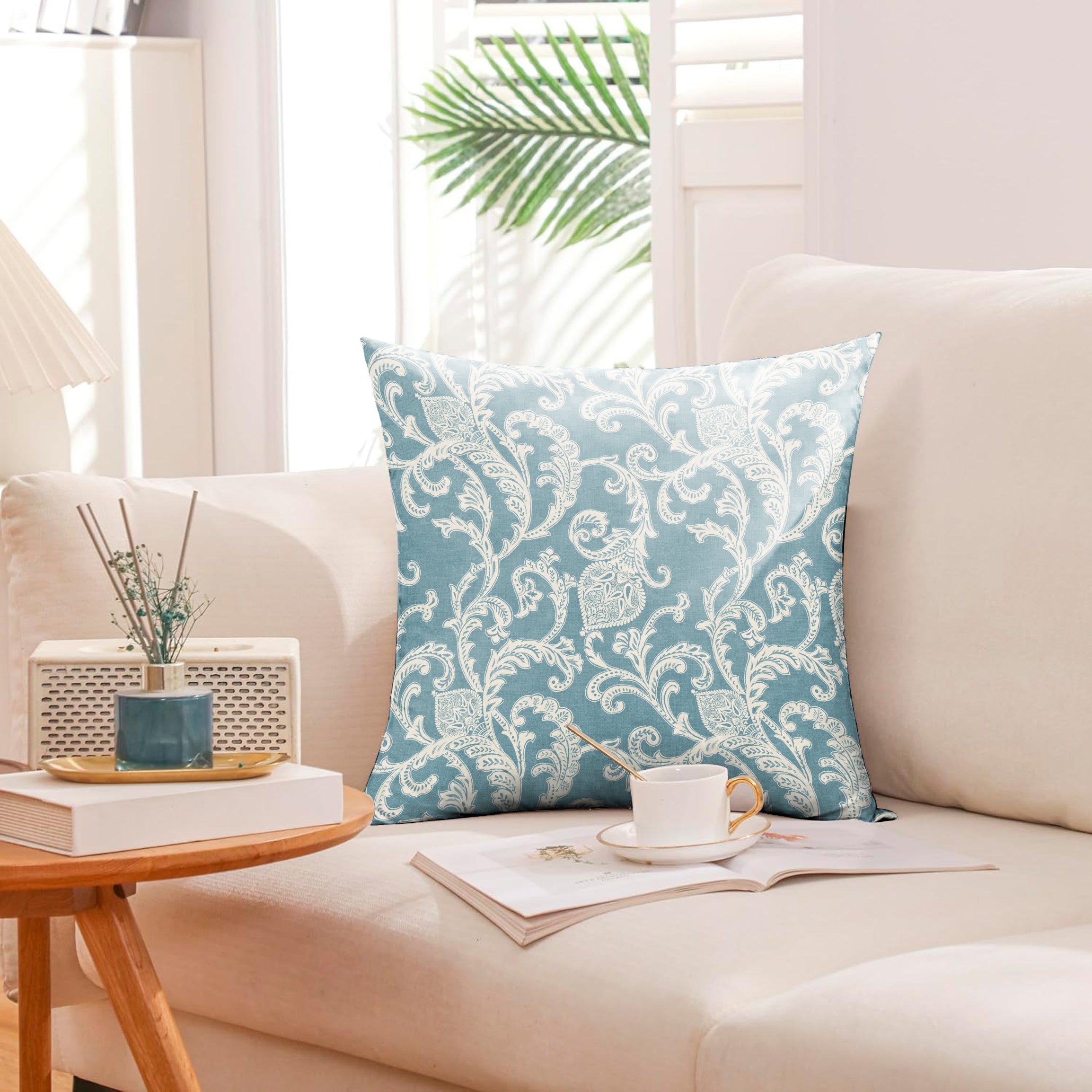 KOCHIN TEAL CUSHION COVER (Pack of 2)