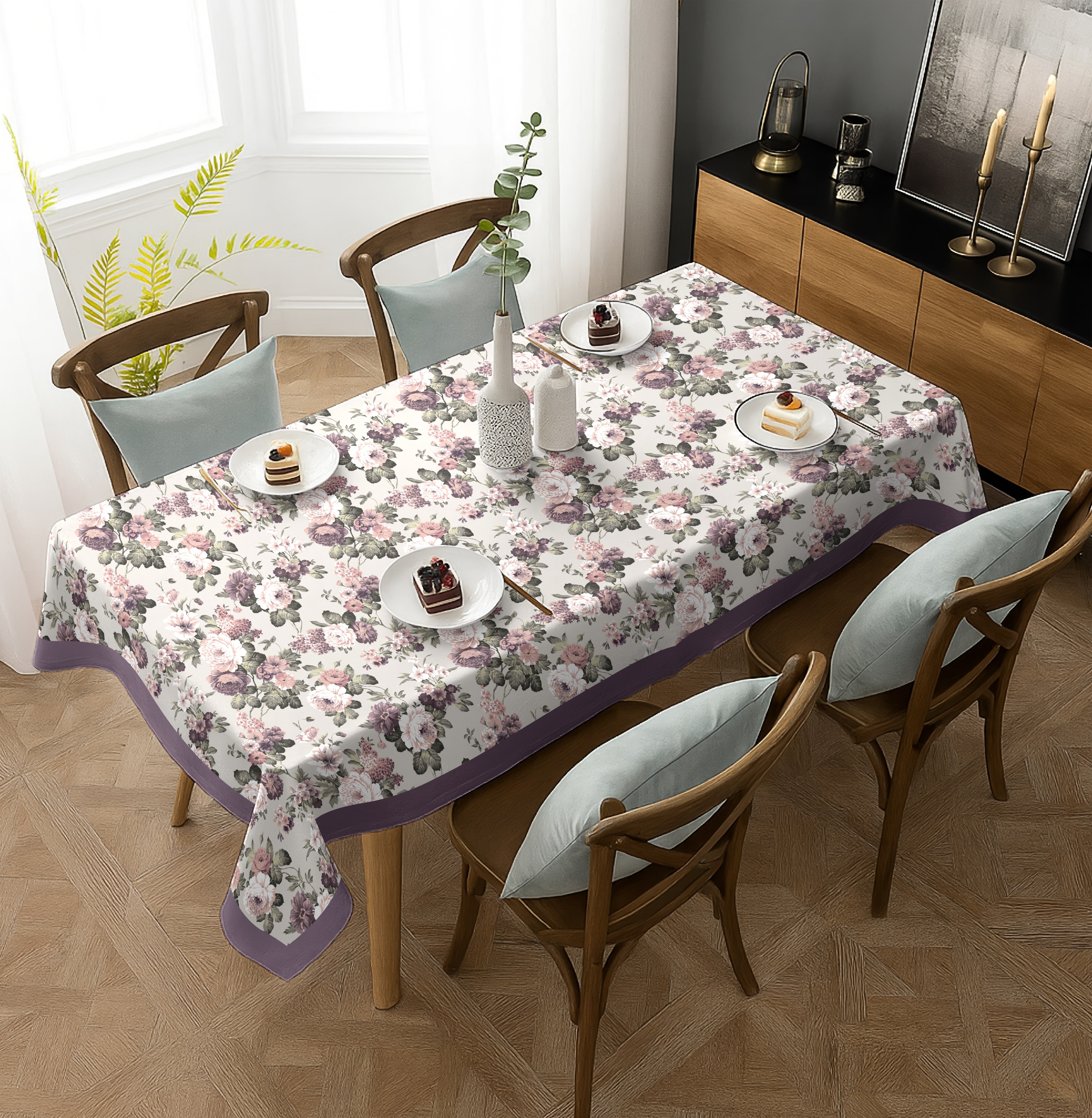 BELGIUM MAGENTA TABLE CLOTH