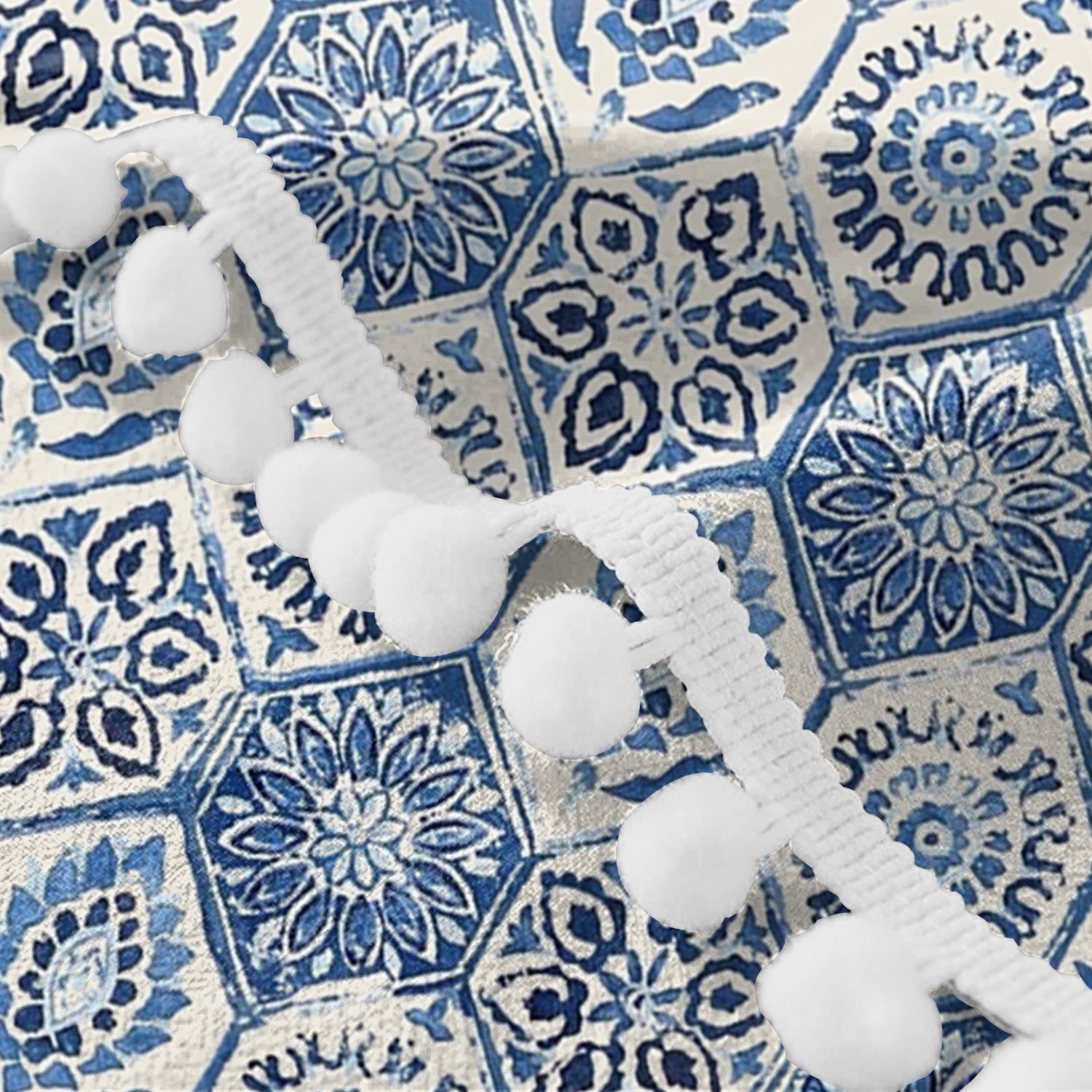 ANKARA BLUE TABLE CLOTH