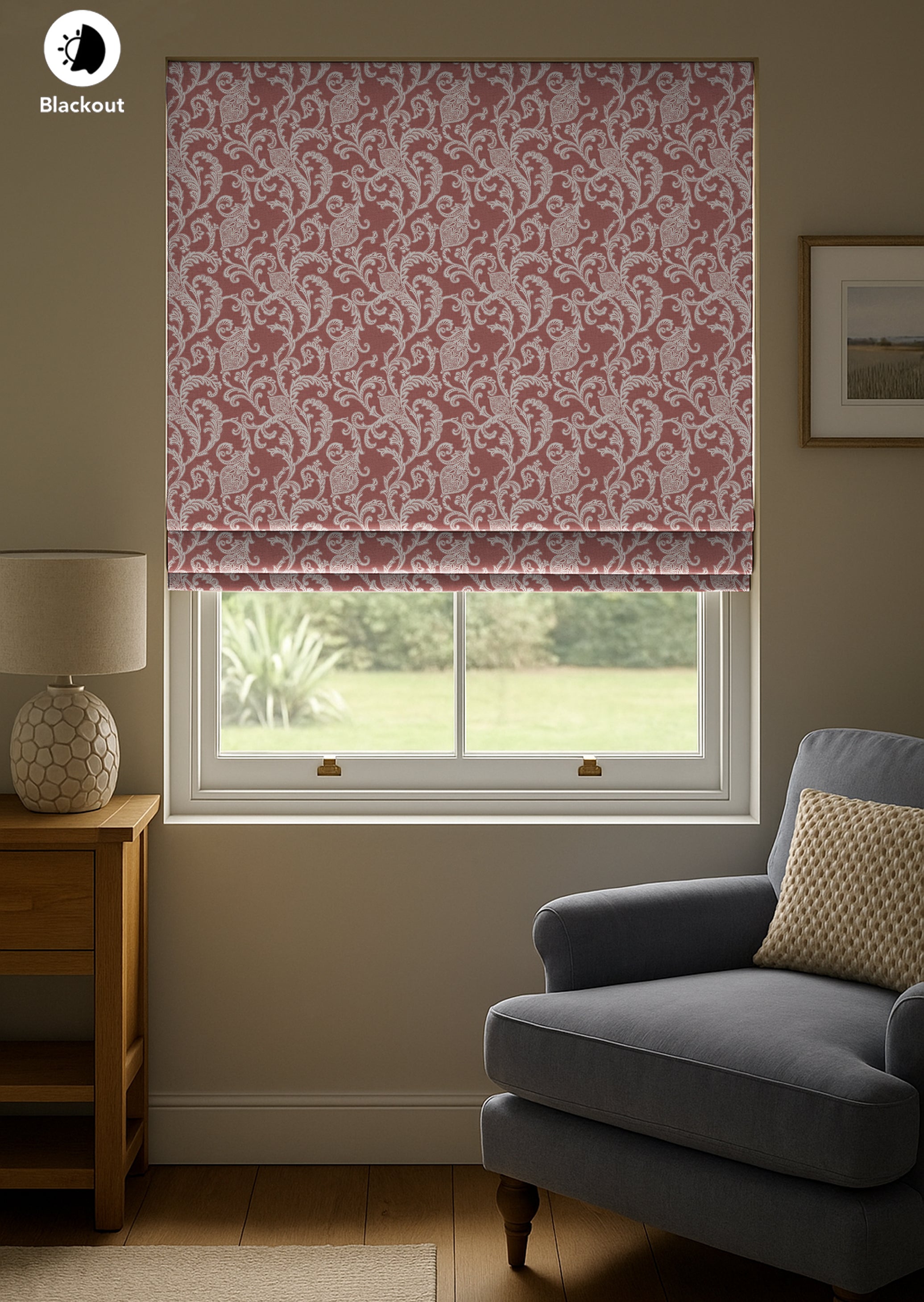 KOCHIN BRANDY READY MADE ROMAN BLIND
