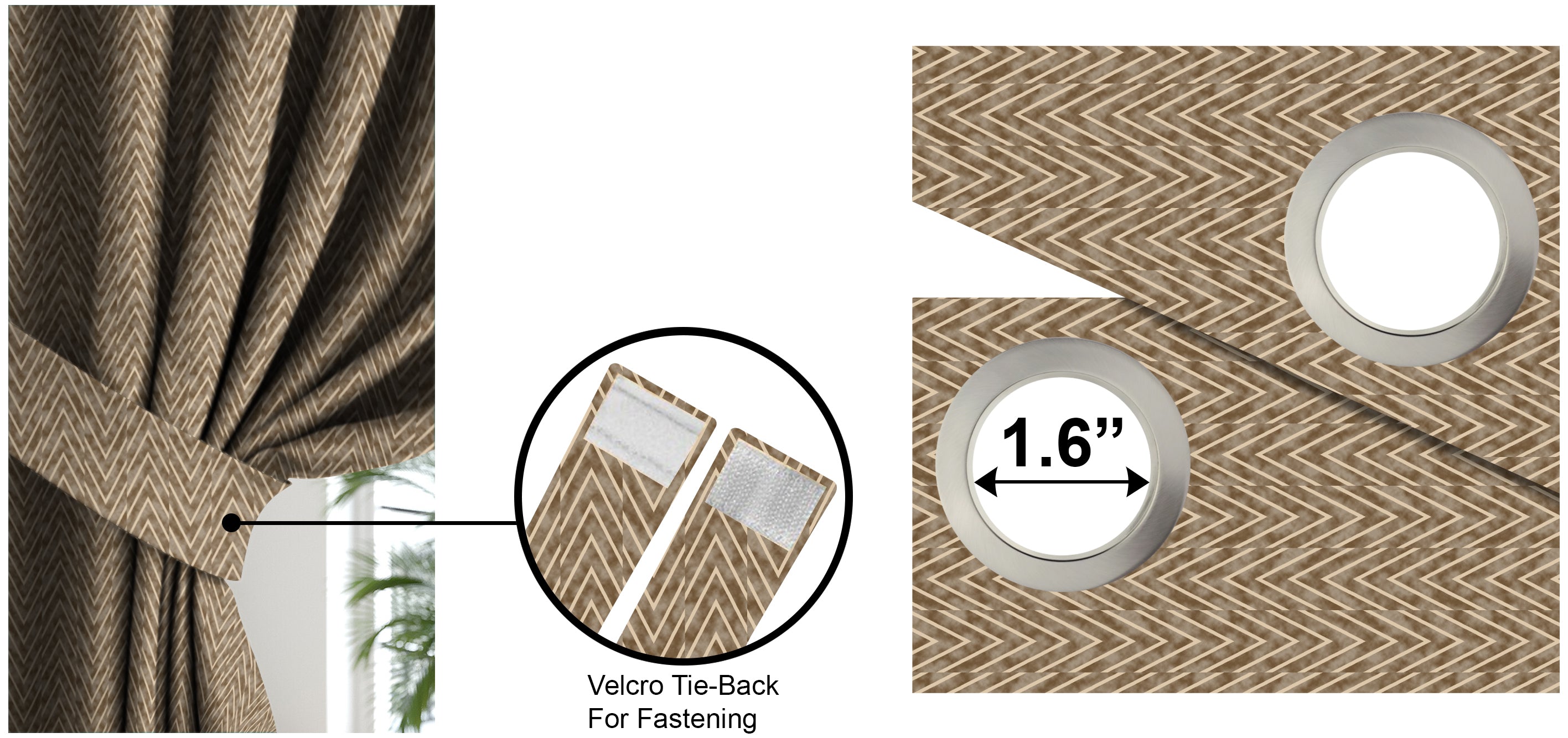 KASBAH-05 BEIGE BLACKOUT CURTAIN