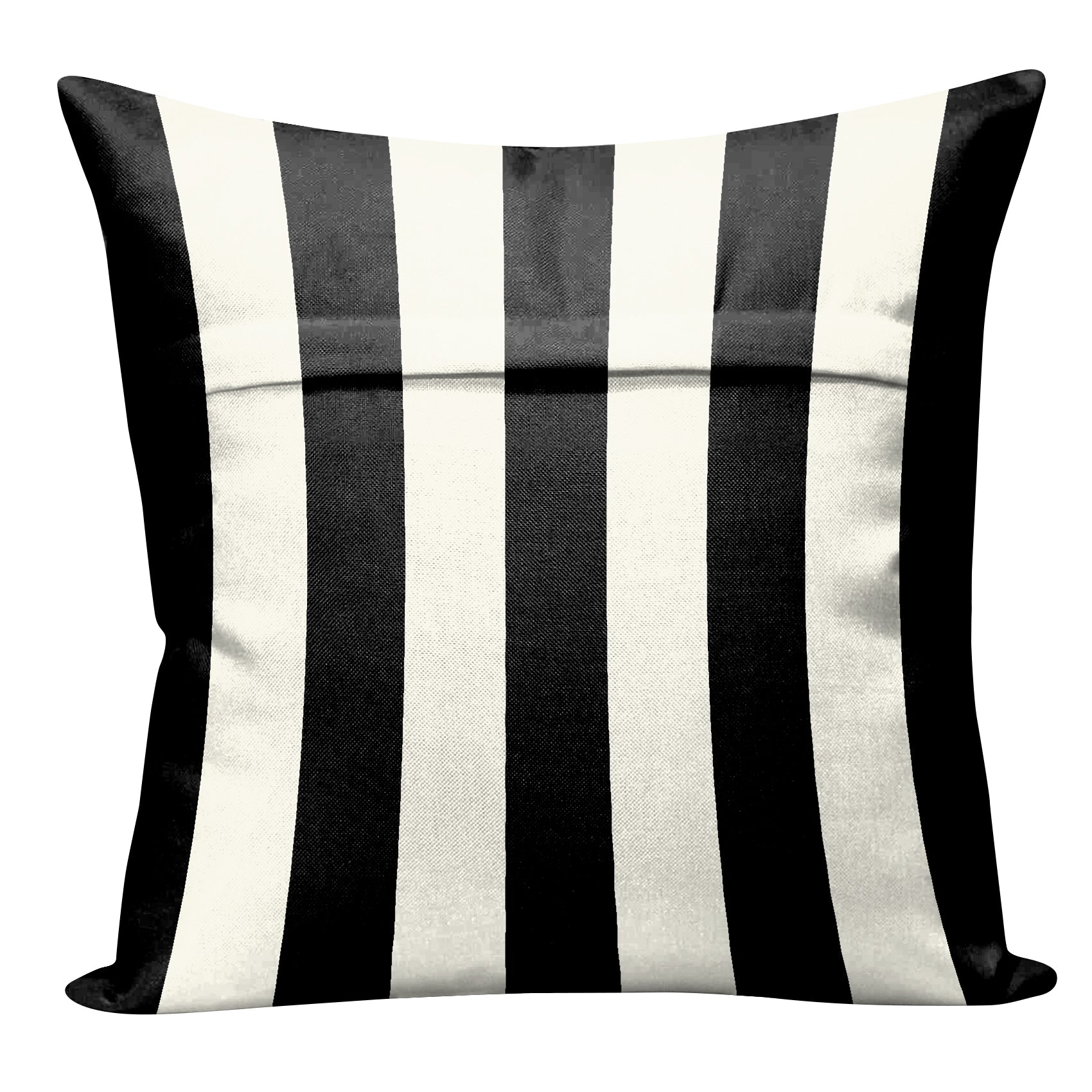 SPRING GALLERY BIG STRIPE BLACK (16X16 INCH) DIGITAL PRINTED CUSHION COVER