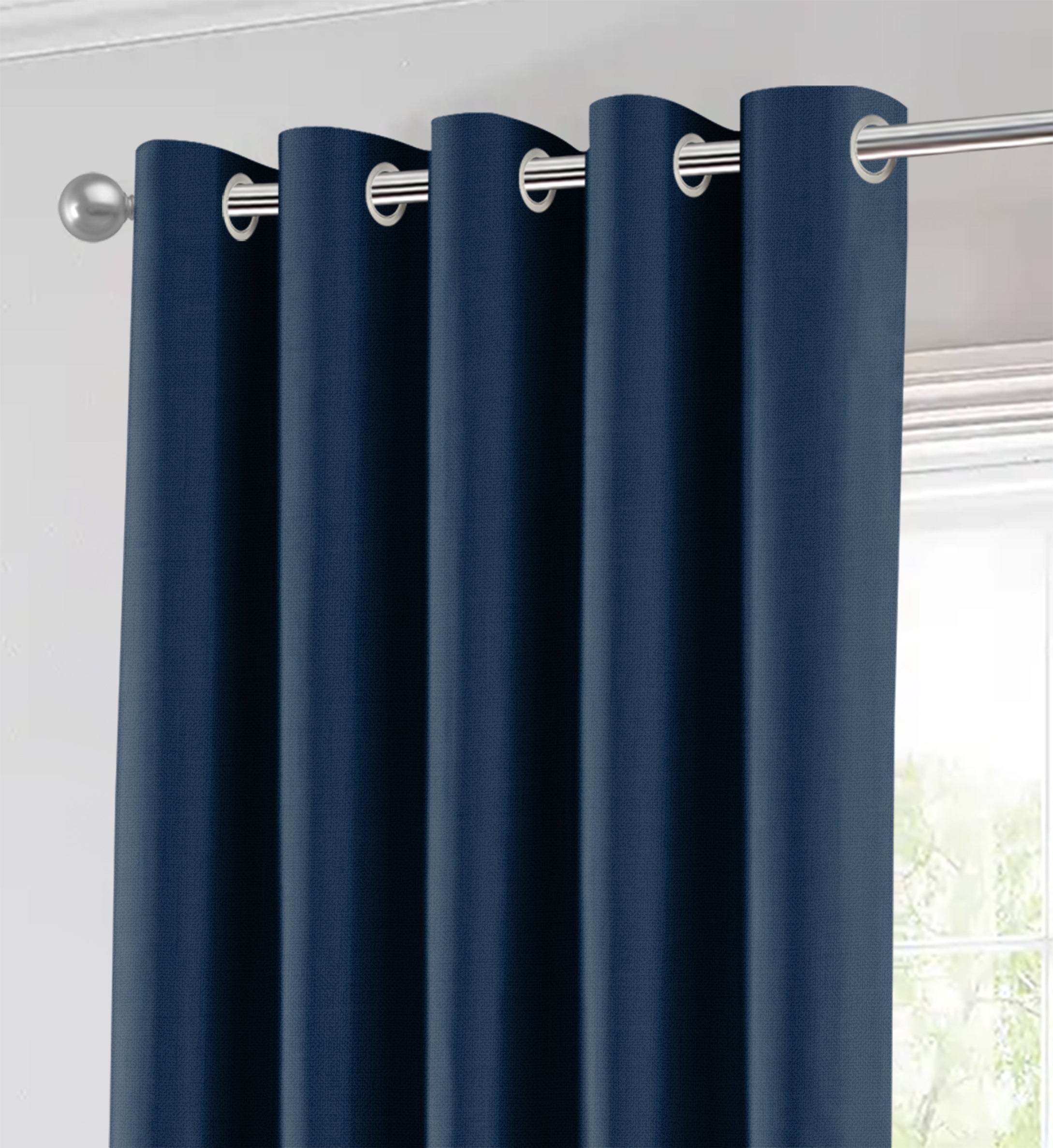 KASBAH-06 BLUE BLACKOUT CURTAIN
