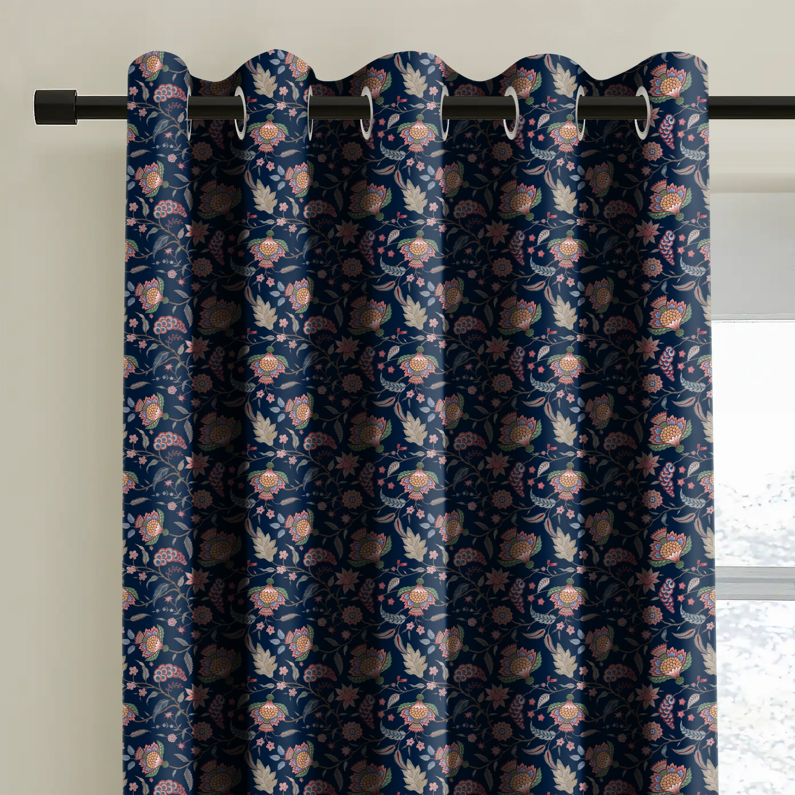 KASBAH BLUE BLACKOUT CURTAINS