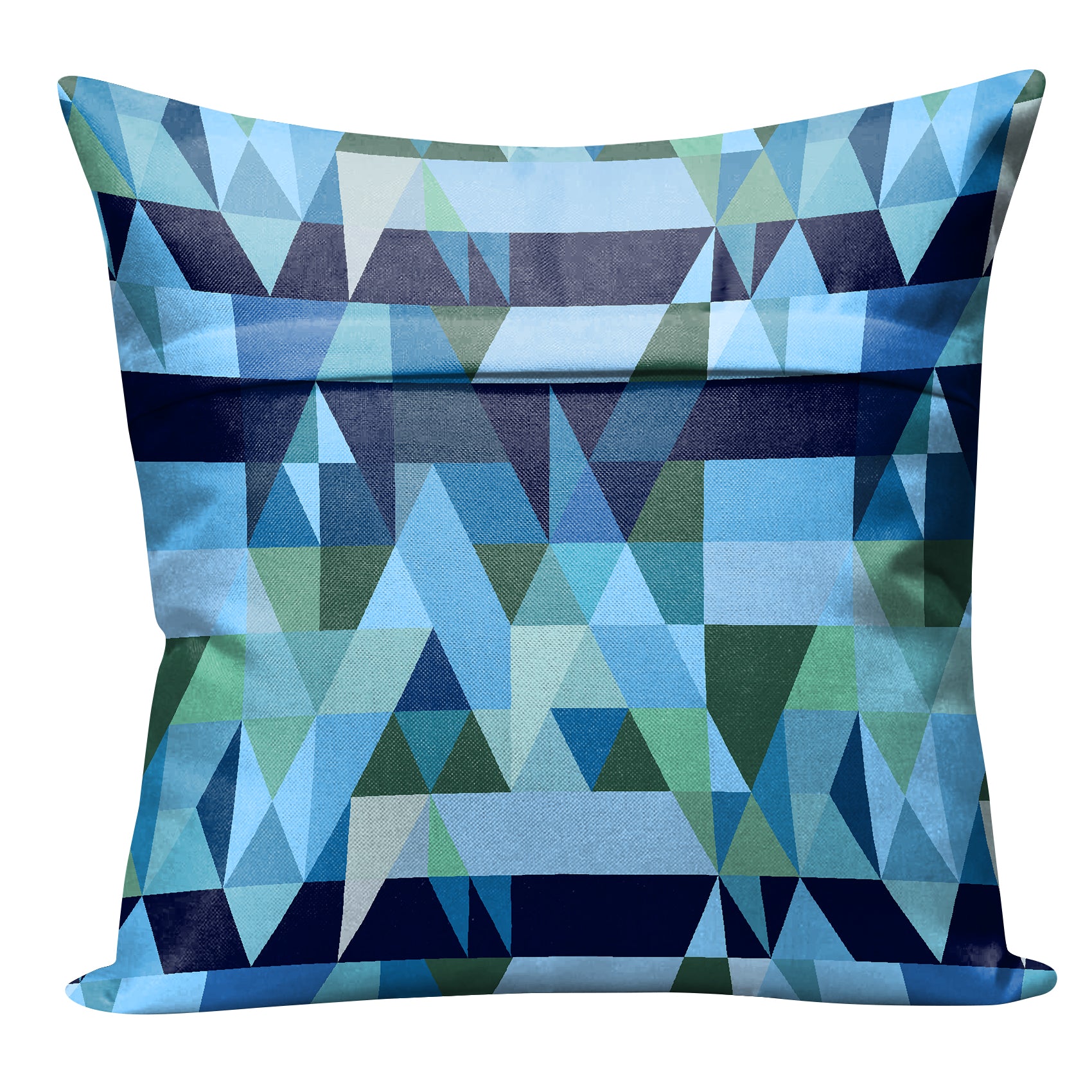RUGA BLUE (16X16 INCH) DIGITAL PRINTED CUSHION COVER