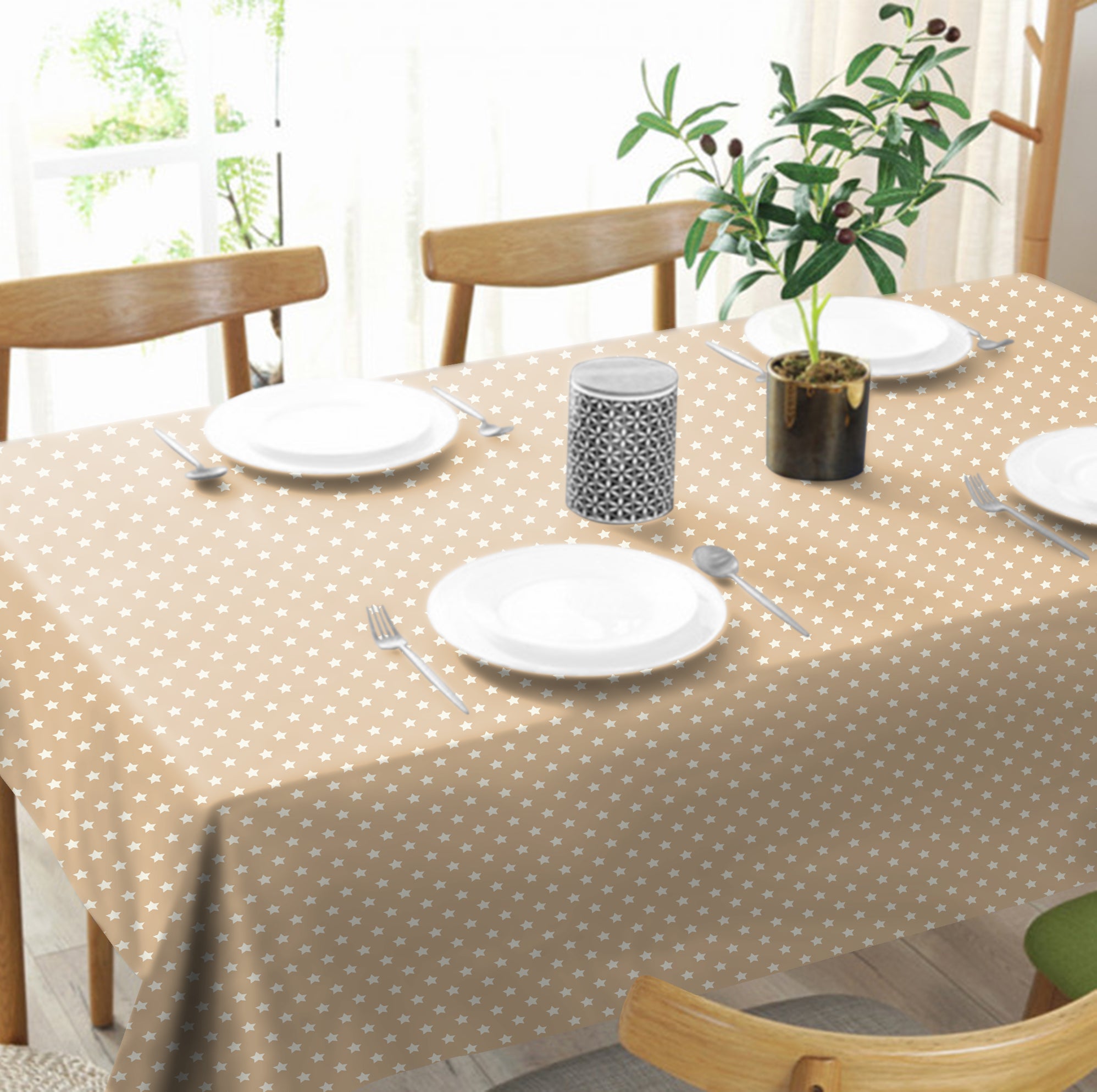 SPRING GALLERY STAR Brandy Table Cloth
