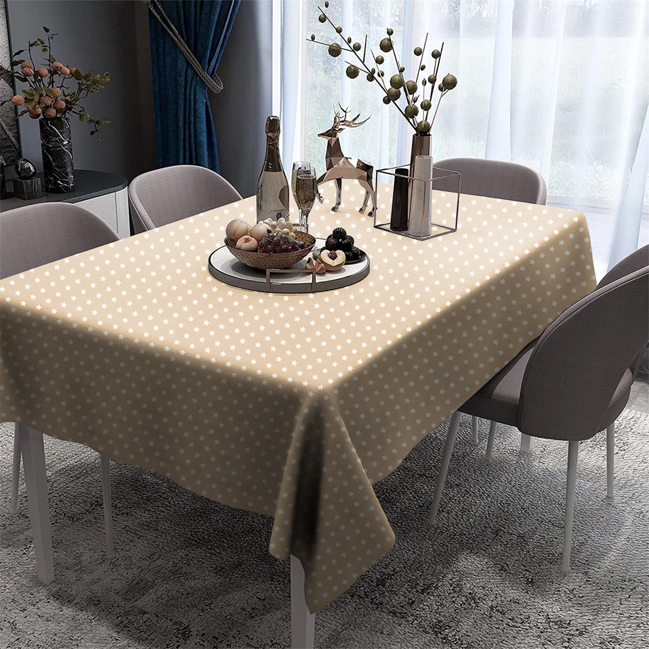 SPRING GALLERY STAR Brandy Table Cloth