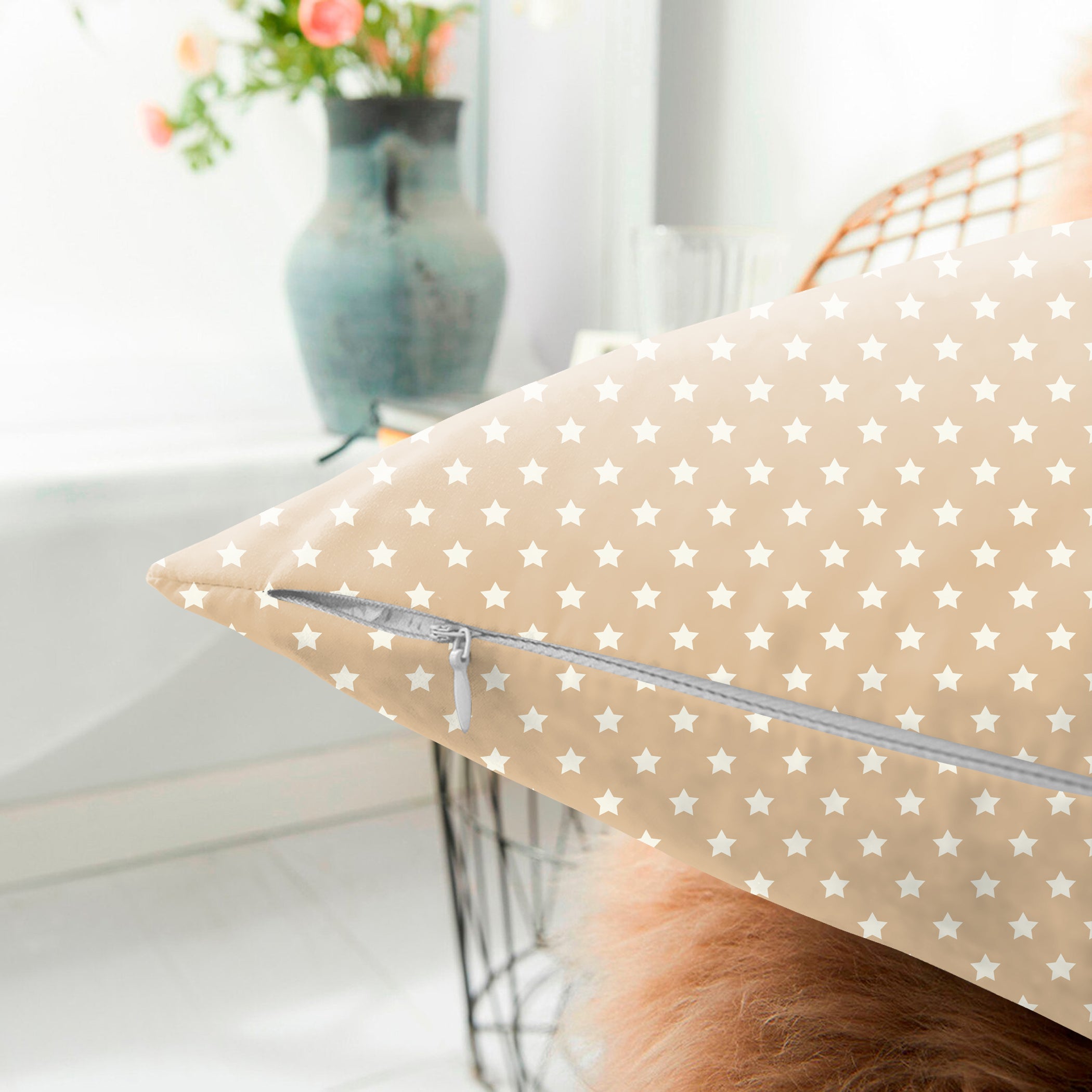 Spring Gallery Brandy Digital Printed Cushion Cover (Pack of 2)