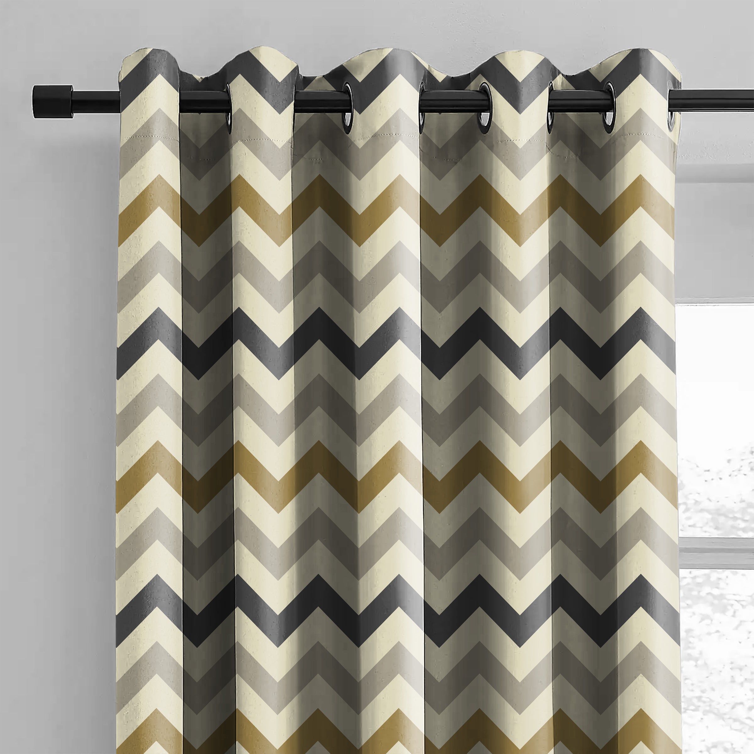 ZEST BROWN BLACKOUT CURTAINS