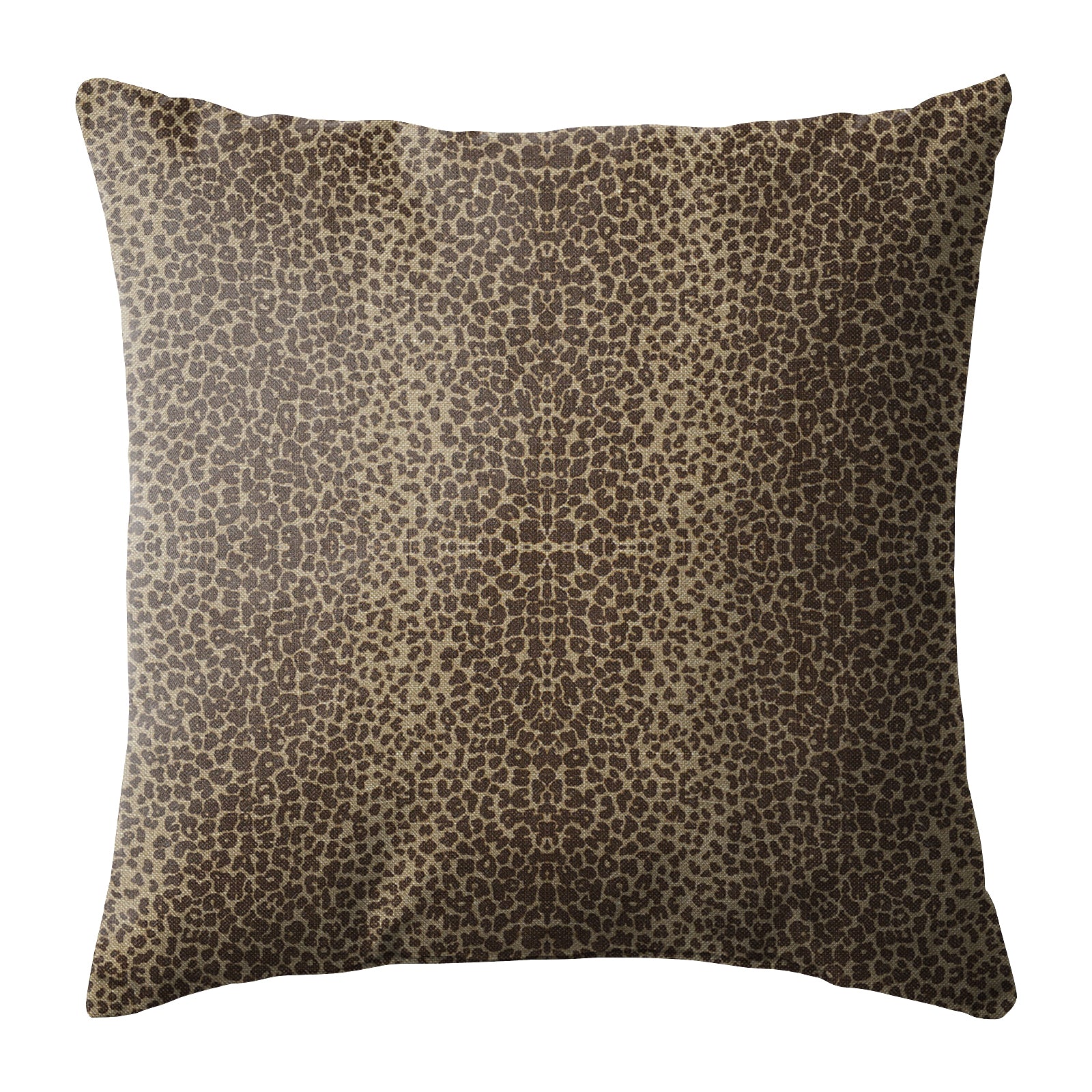 CHEETAH BROWN DIGITAL PRINTED CUSHION COVER (Pack of 2)