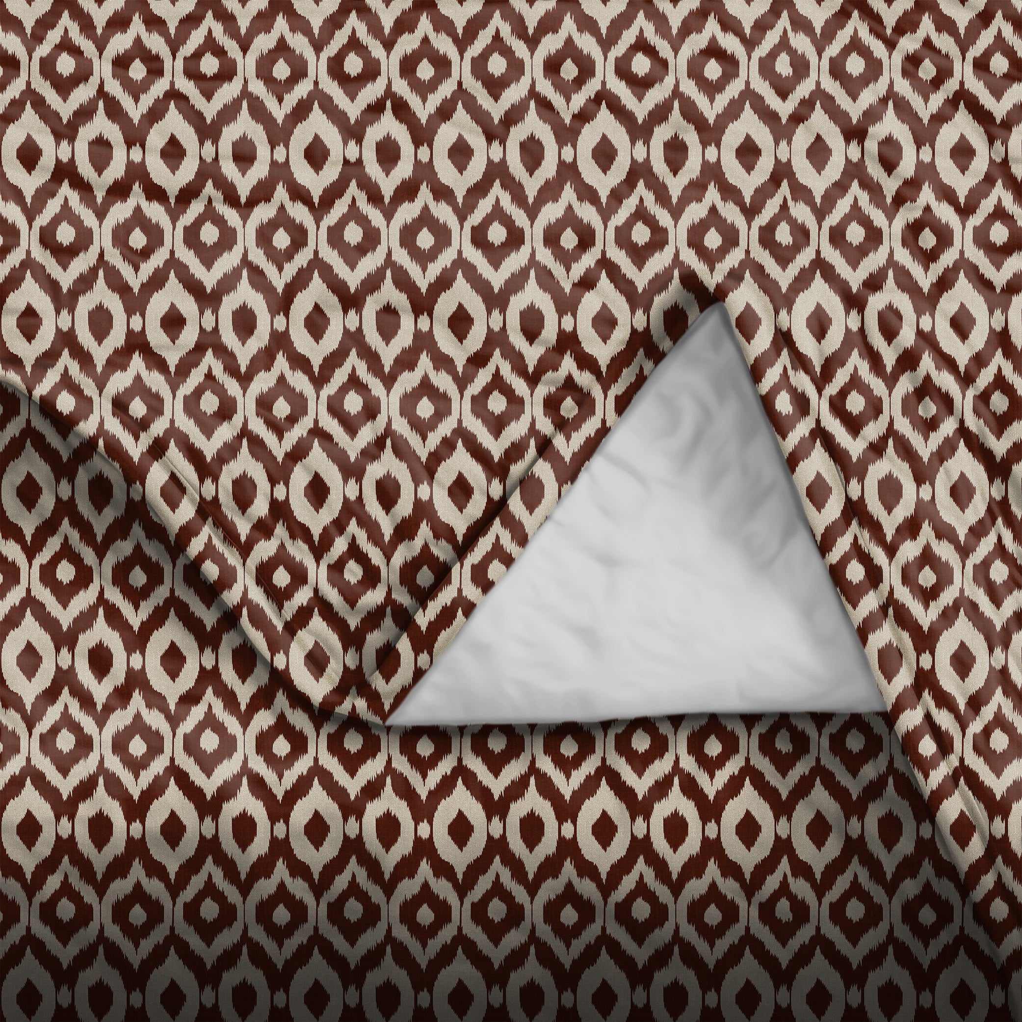 Bedcover Bistre Brown for Double Bed with 2 Pillow Covers King Size (104" X 90")