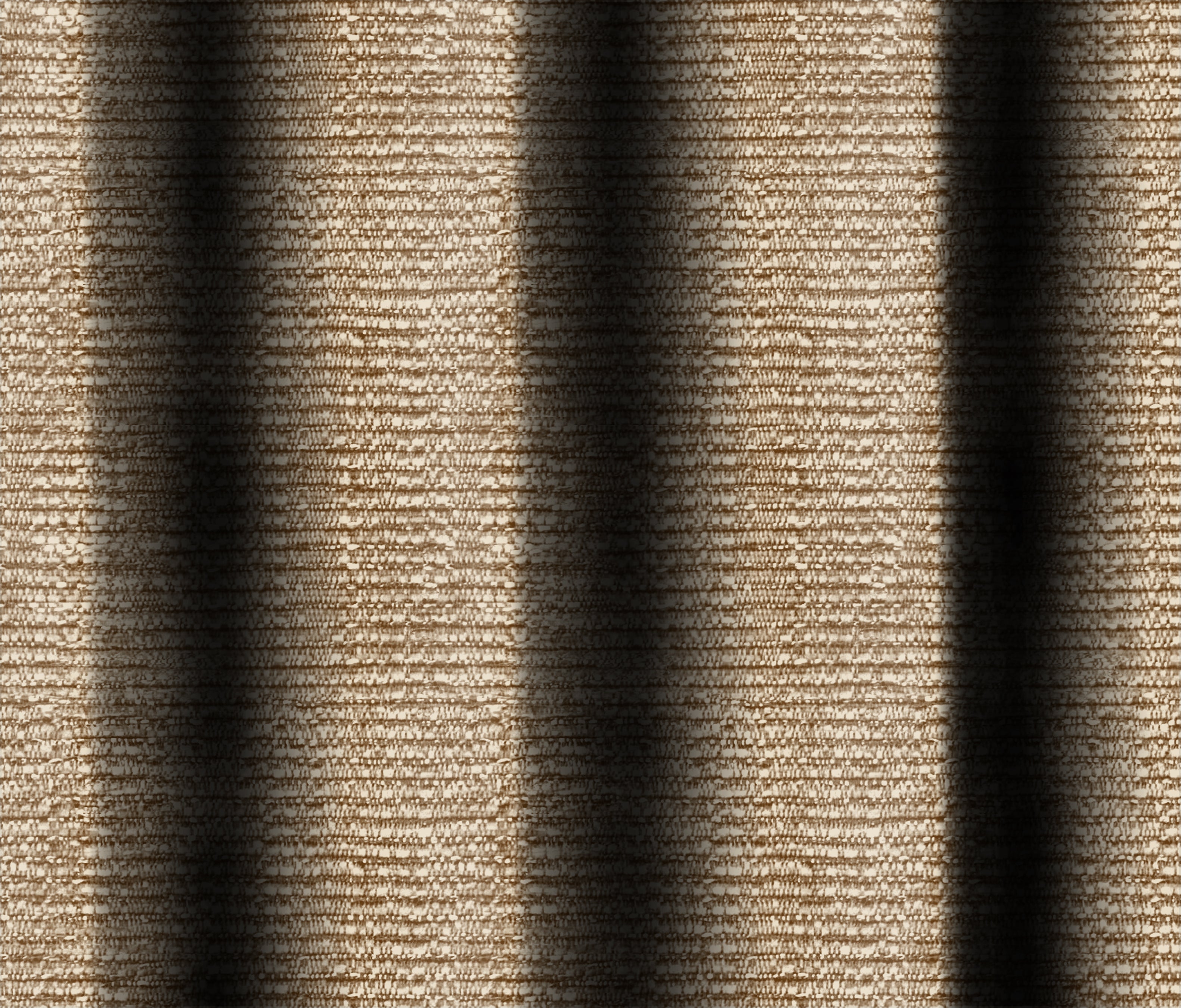 SUNBLOCK SLUBBY CHIKU PRINTED BLACKOUT CURTAIN