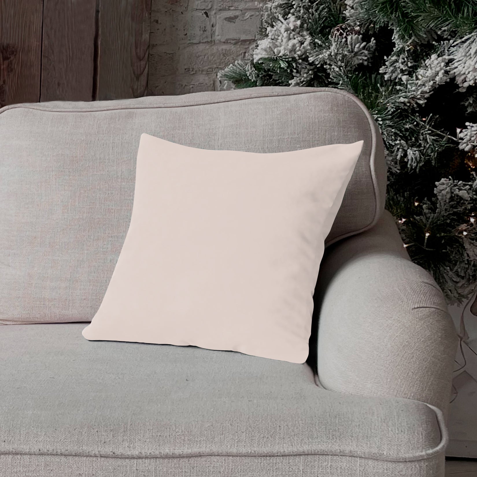 RAINBOW VELVET CREAM-04 CUSHION COVER (Pack of 2)