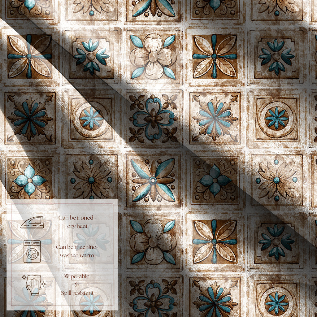 NOVANNA BROWN TABLE CLOTH