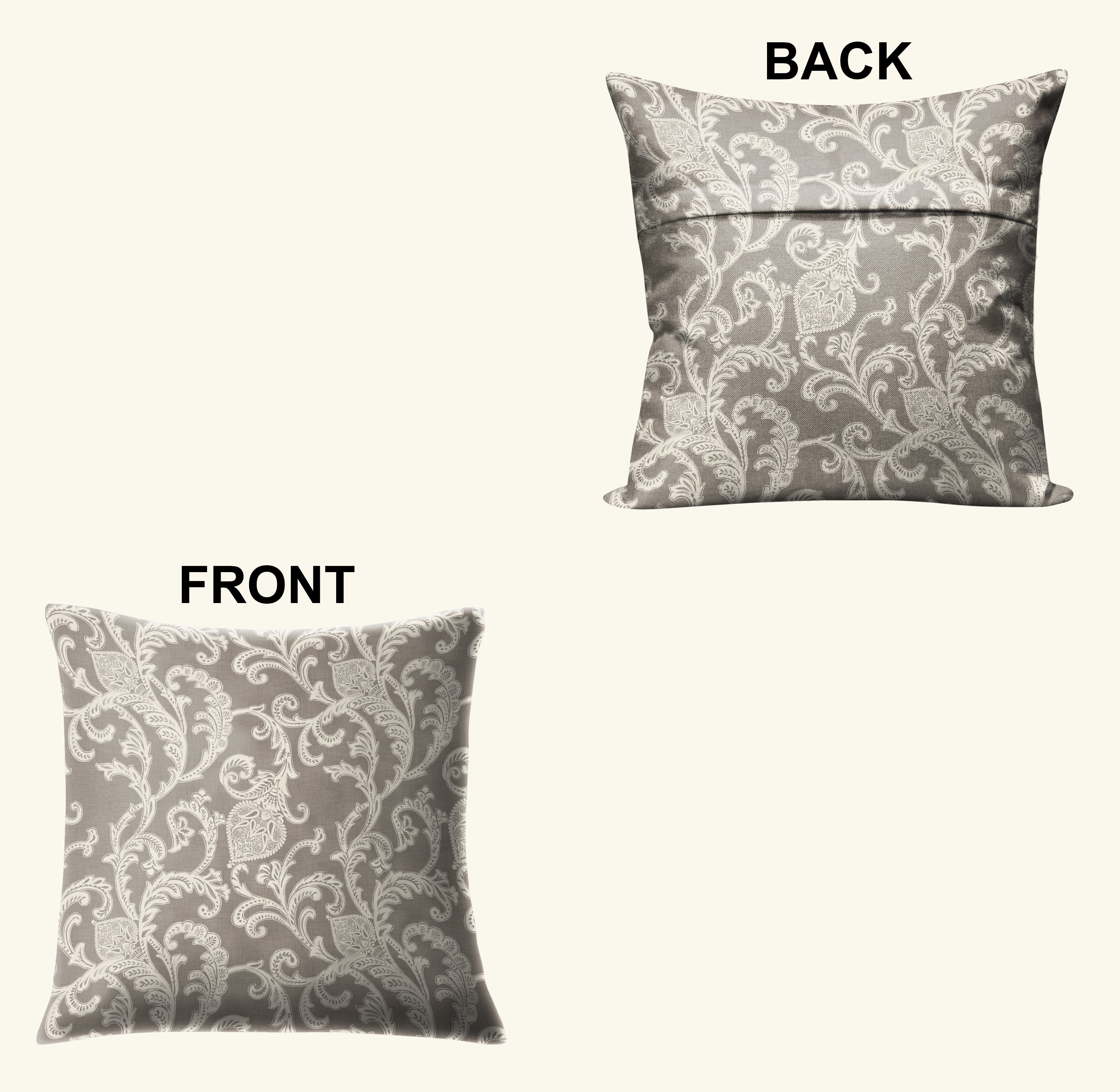 KOCHIN COFFEE CUSHION COVER (Pack of 2)