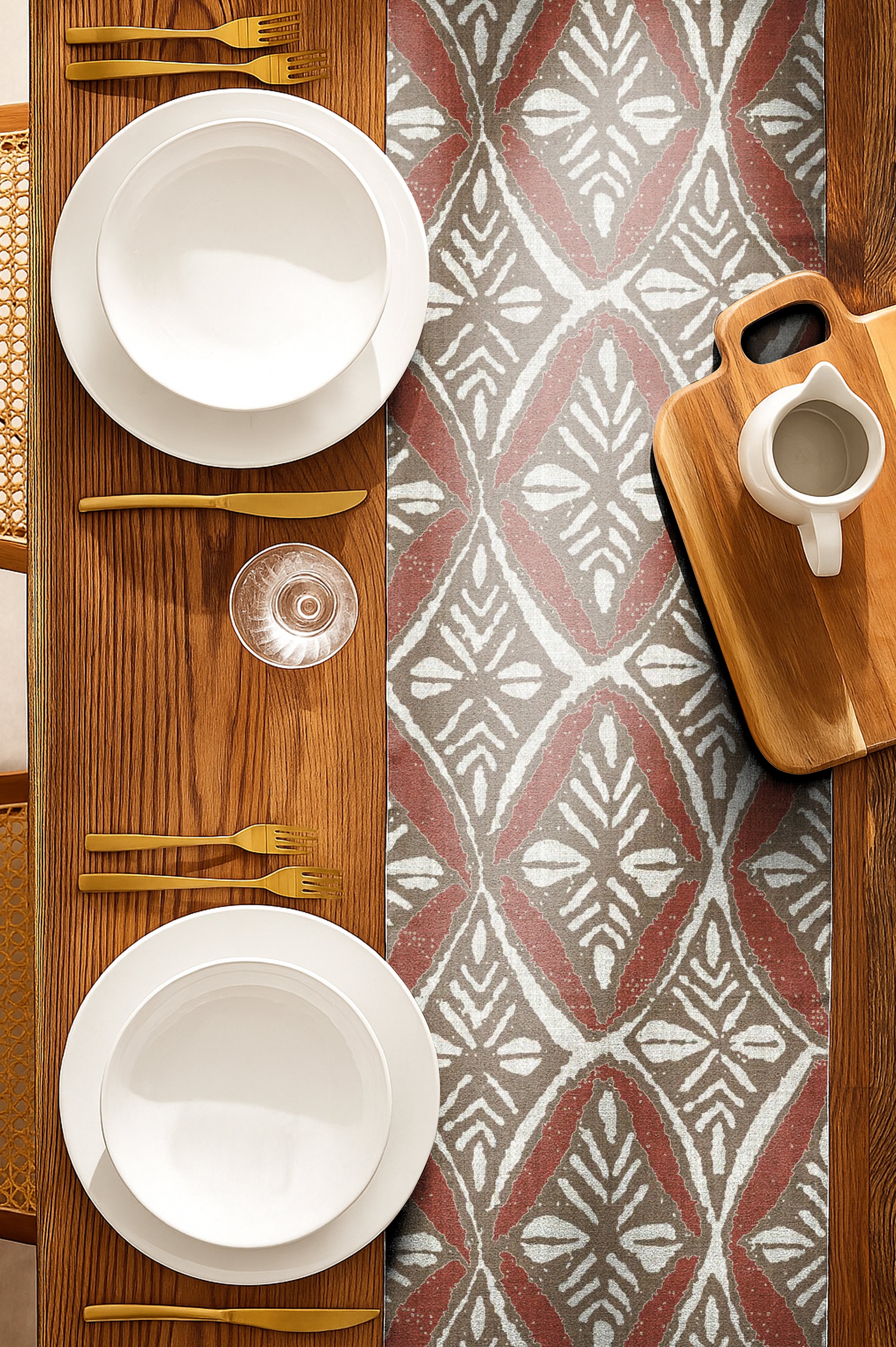 EMERSON RED TABLE RUNNER