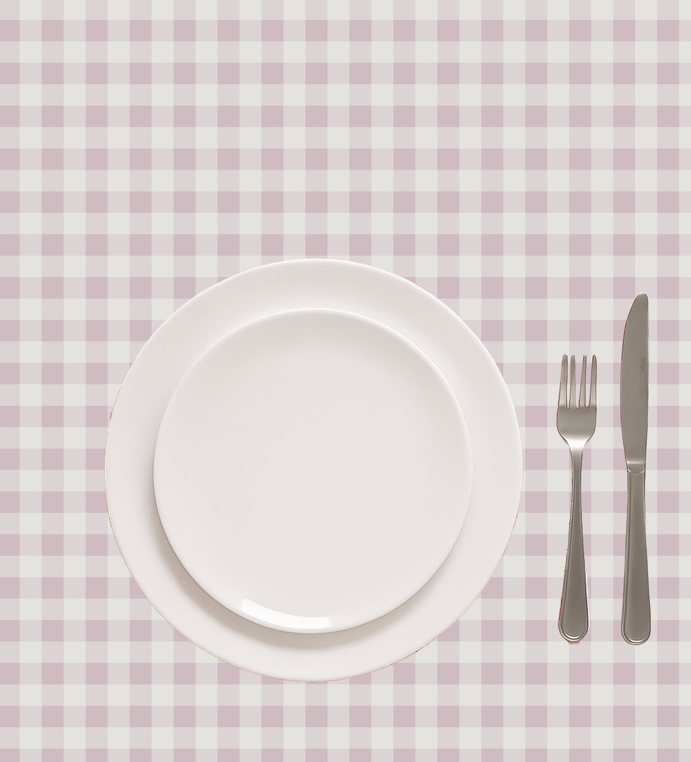GINGHAM CHECKS PINK TABLE CLOTH