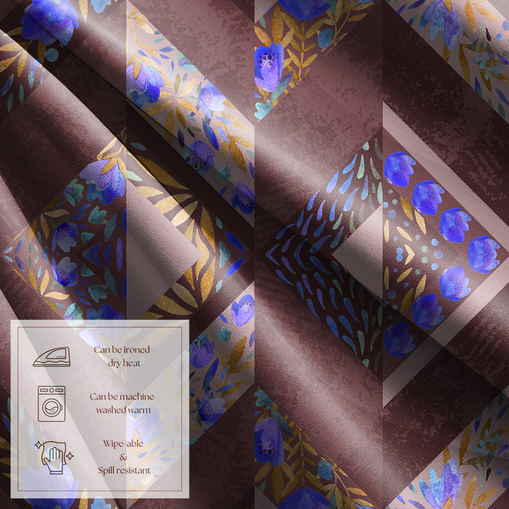 MATHERAN TEAL TABLE CLOTH