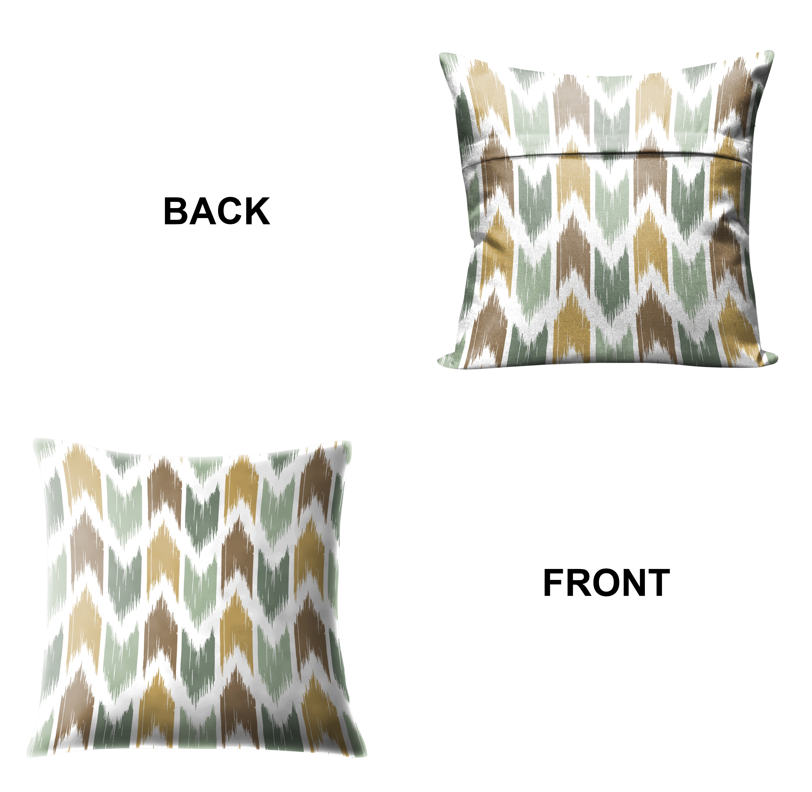 QUINN KHAKI CUSHION COVER (Pack of 2)