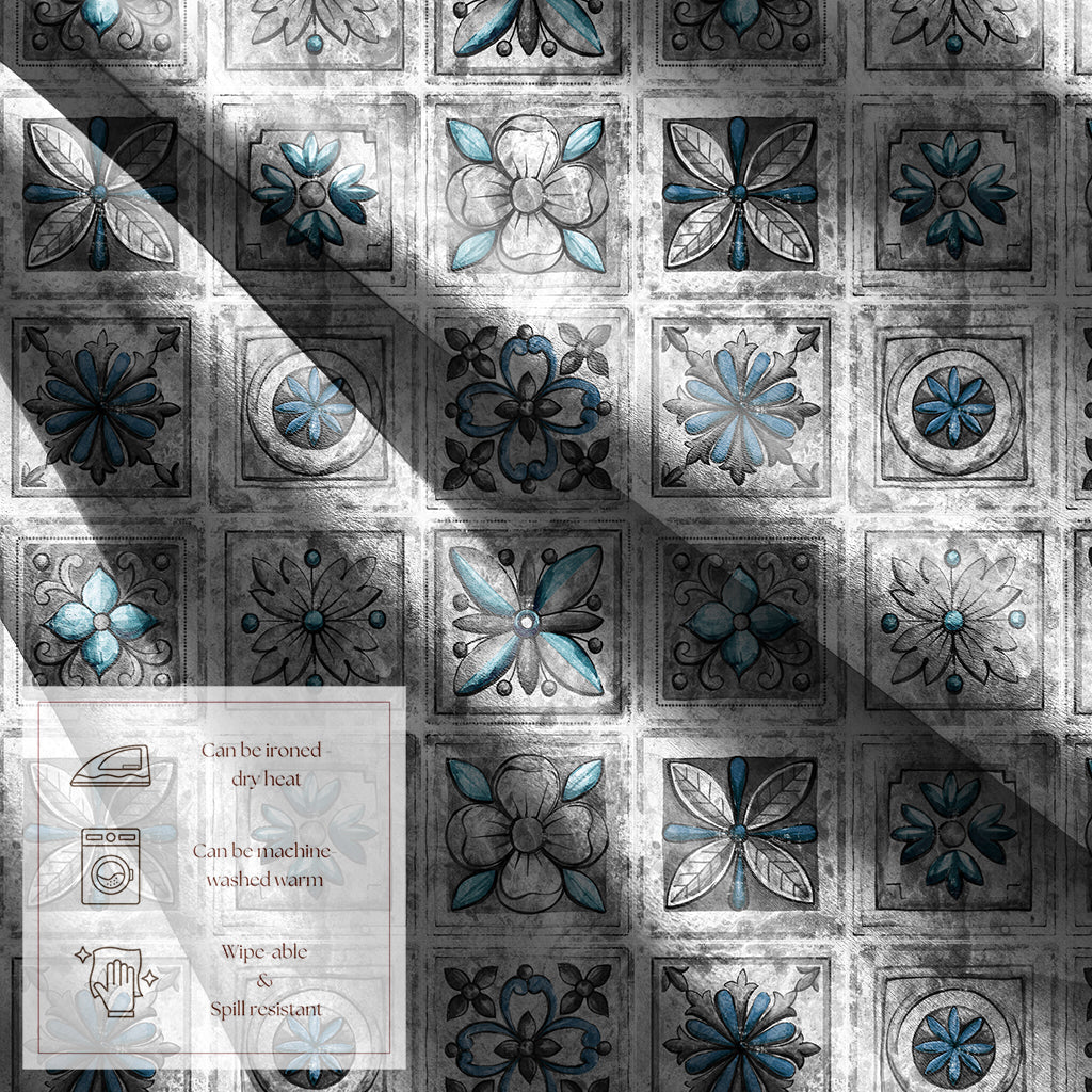 NOVANNA GREY TABLE CLOTH