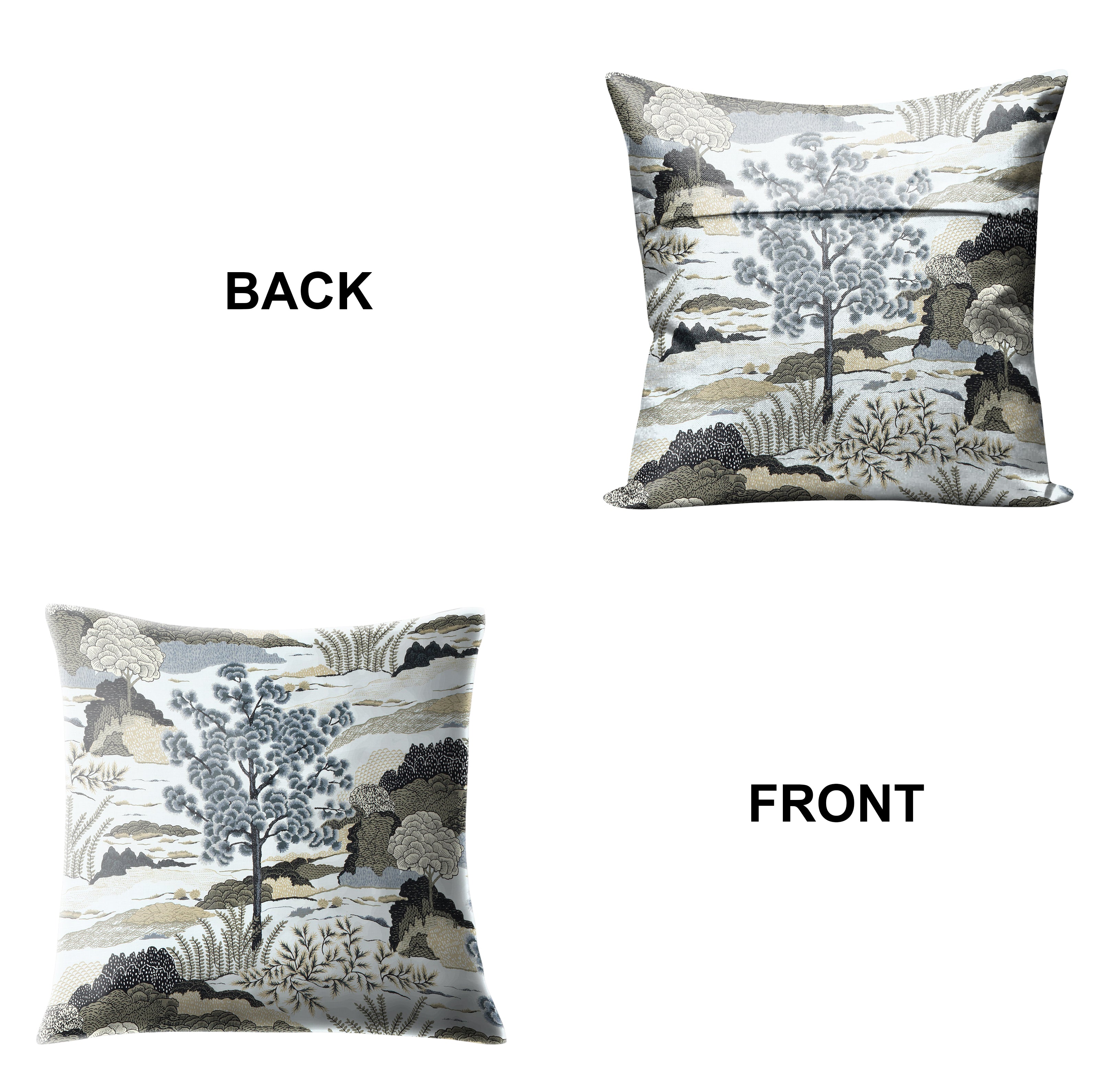 SHORE GREY CUSHION COVER (Pack of 2)