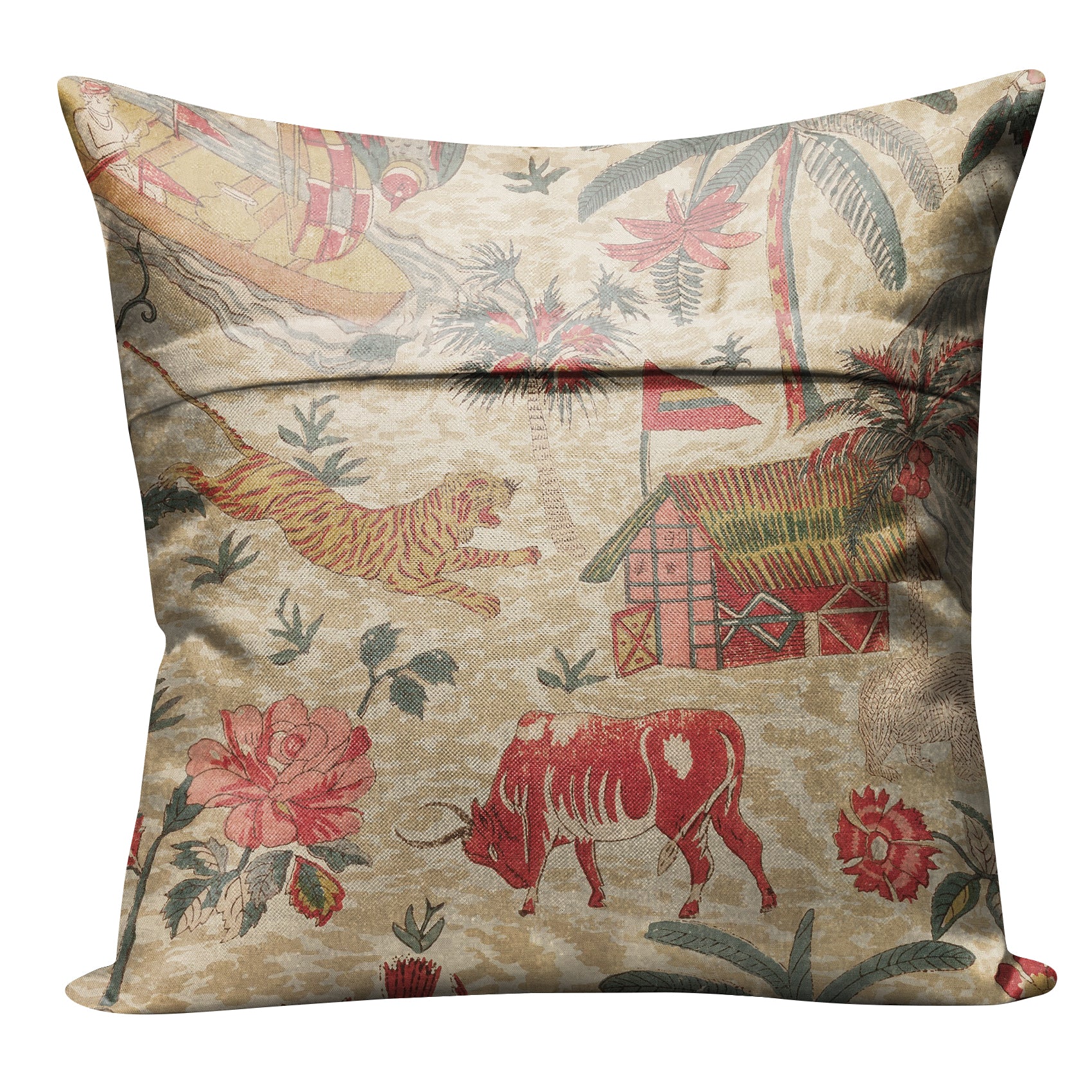 YANGSHUO RED CUSHION COVER (Pack of 2)