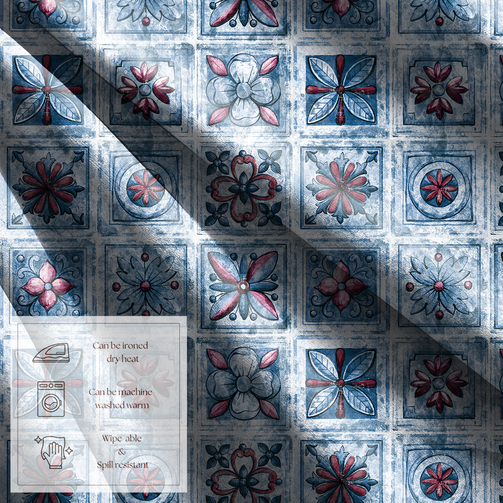 NOVANNA BLUE TABLE CLOTH