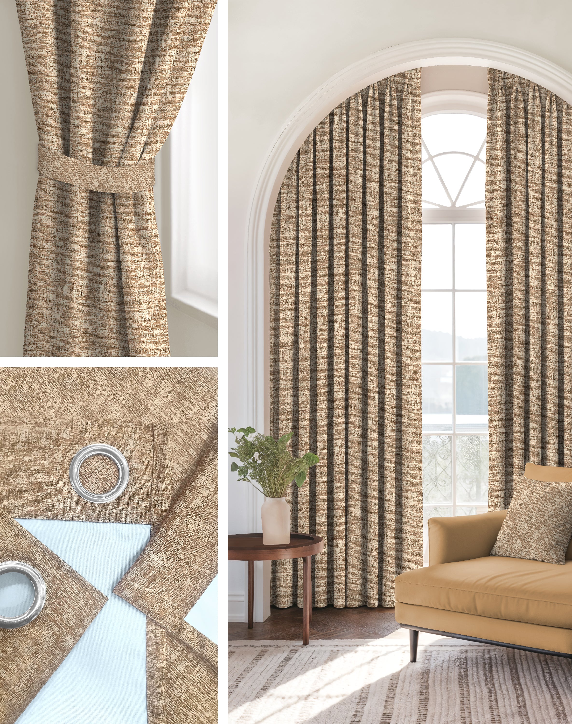 LIVA CHIKU DIGITAL PRINTED BLACKOUT CURTAINS