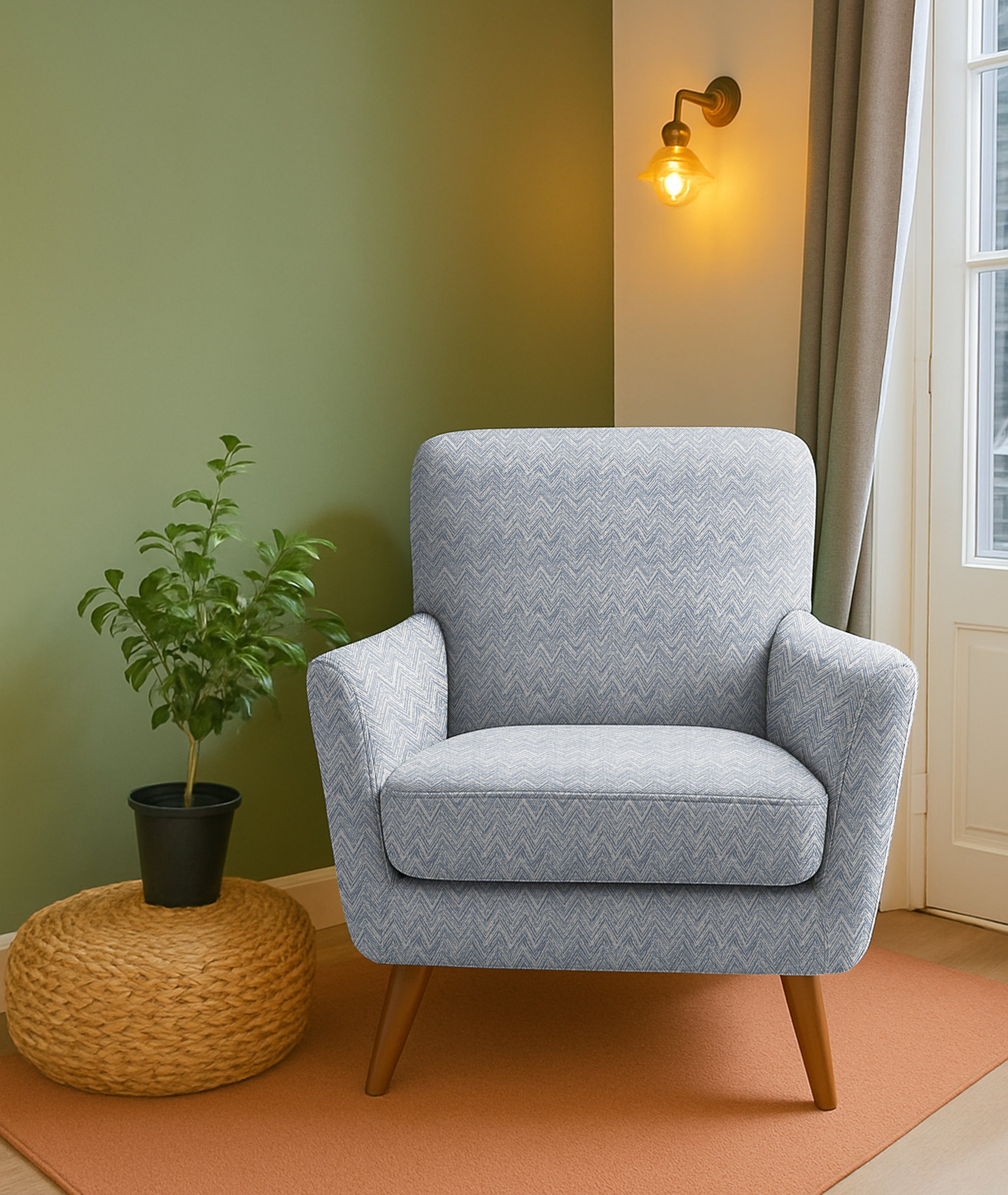 SONORA INK BLUE UPHOLSTERY FABRIC