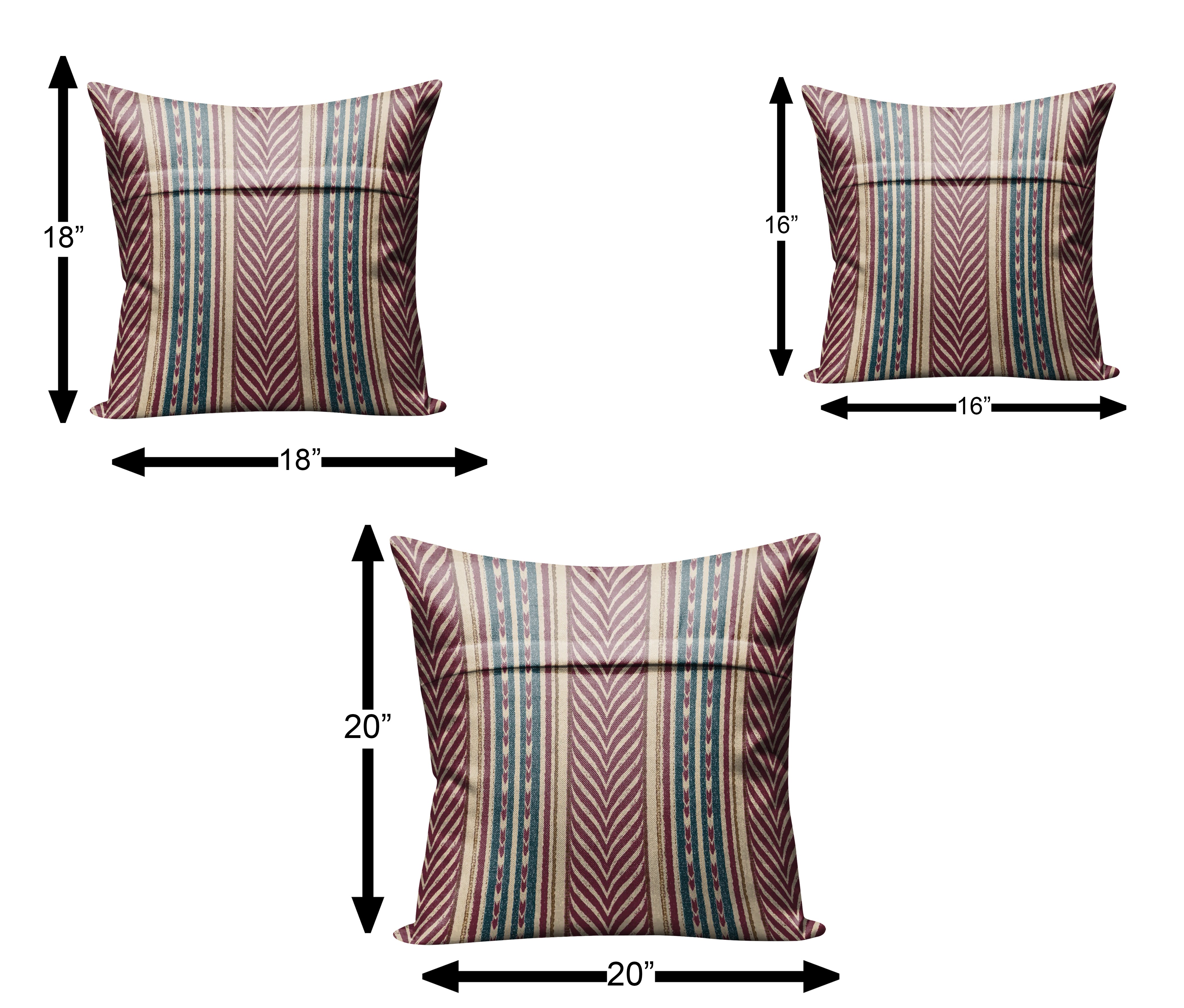 HOLLY RED CUSHION COVER (Pack of 2)