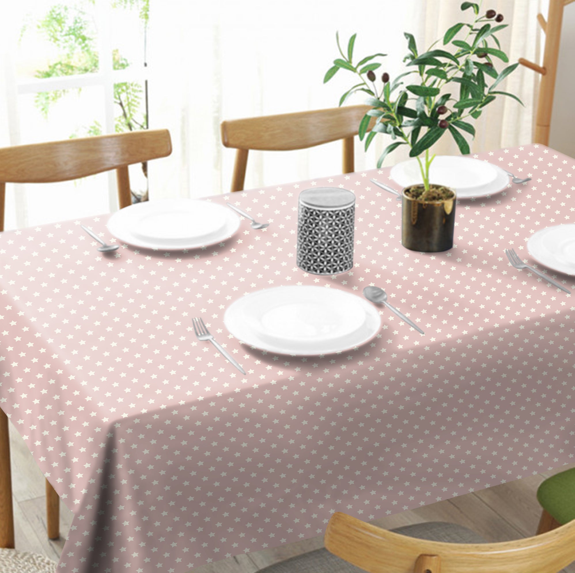 SPRING GALLERY STAR Cavern Pink CTable Cloth