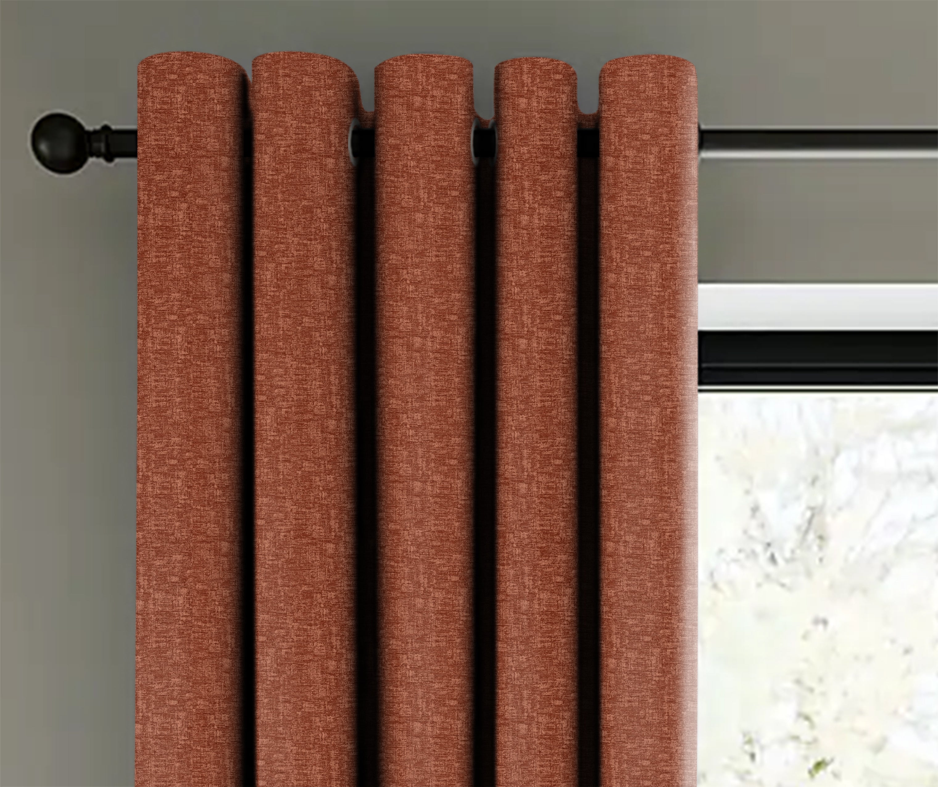 SUNBLOCK TEXTURE LASA CLAY BLACKOUT CURTAIN