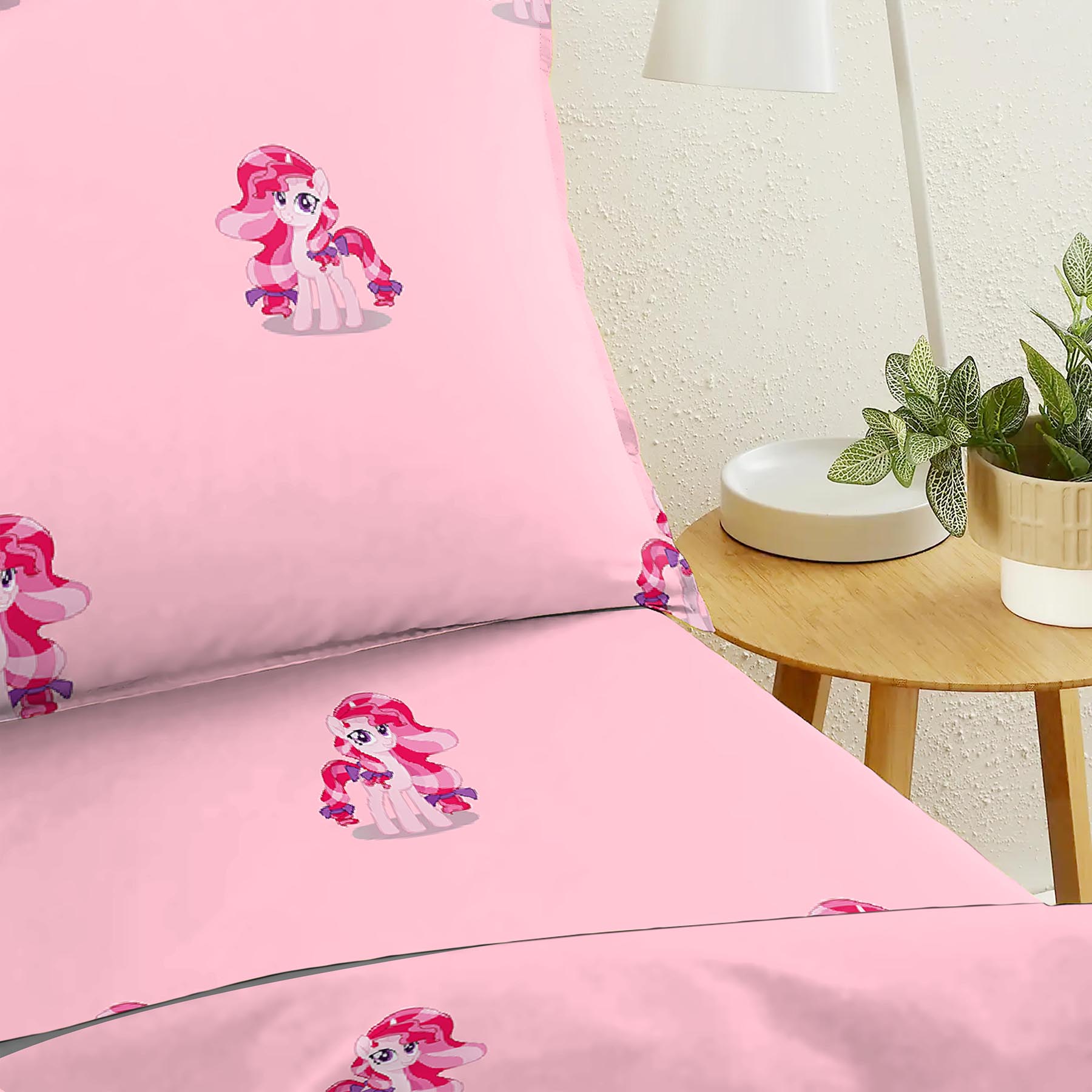 Bedcover My little Pony For Single Bed with Pillow Covers King Size (60" X 90")