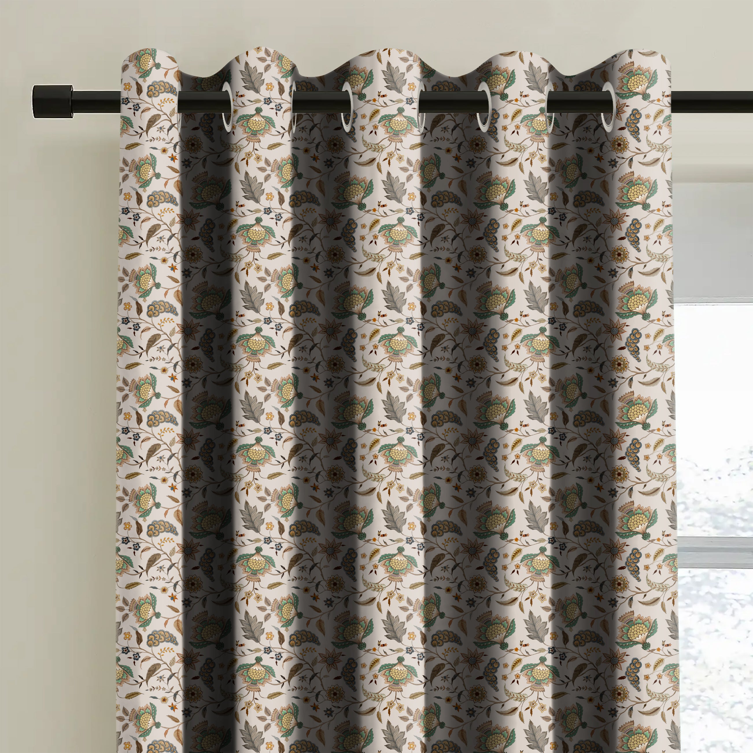KASBAH CREAM BLACKOUT CURTAIN