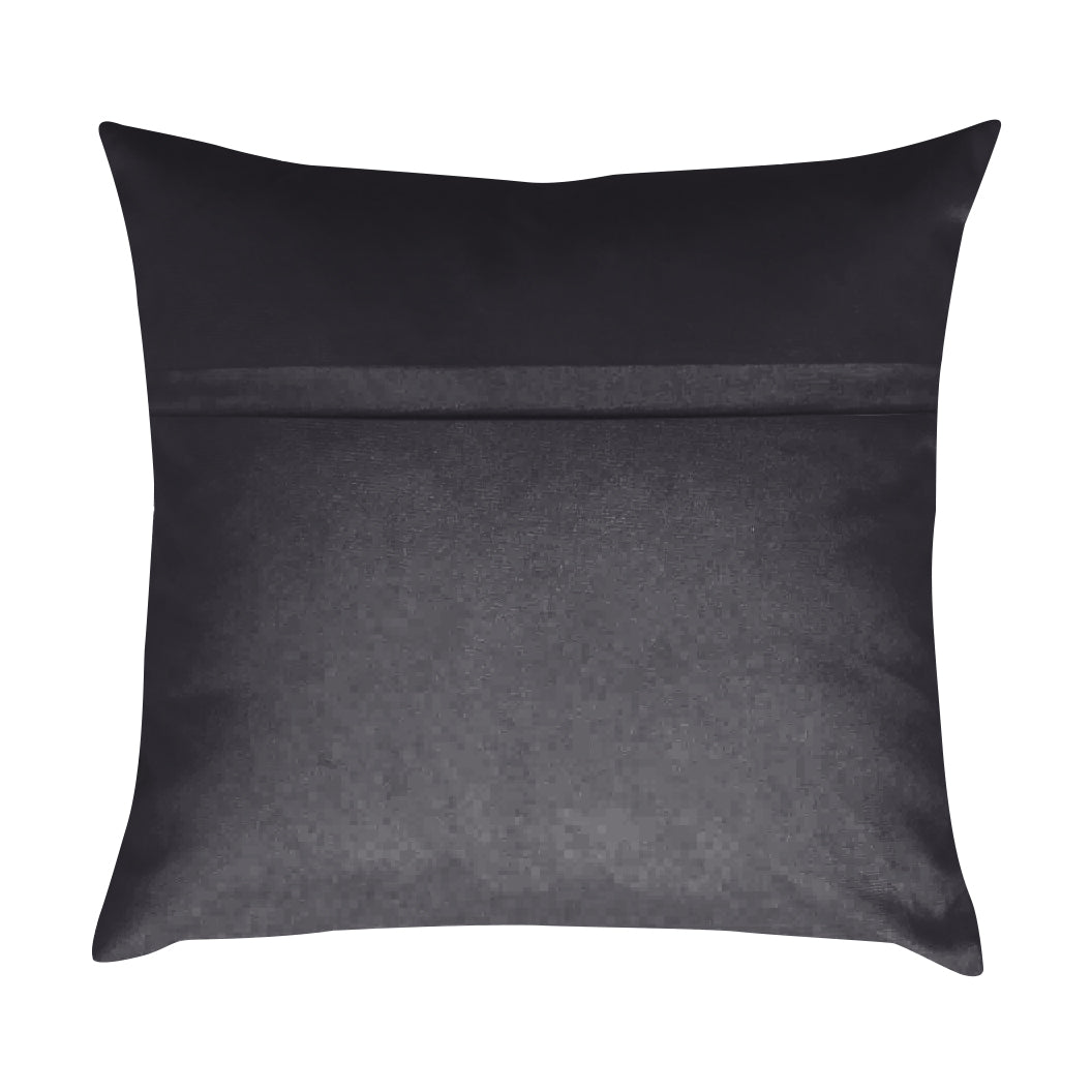 RAINBOW VELVET D-GREY-21 CUSHION COVER (Pack of 2)