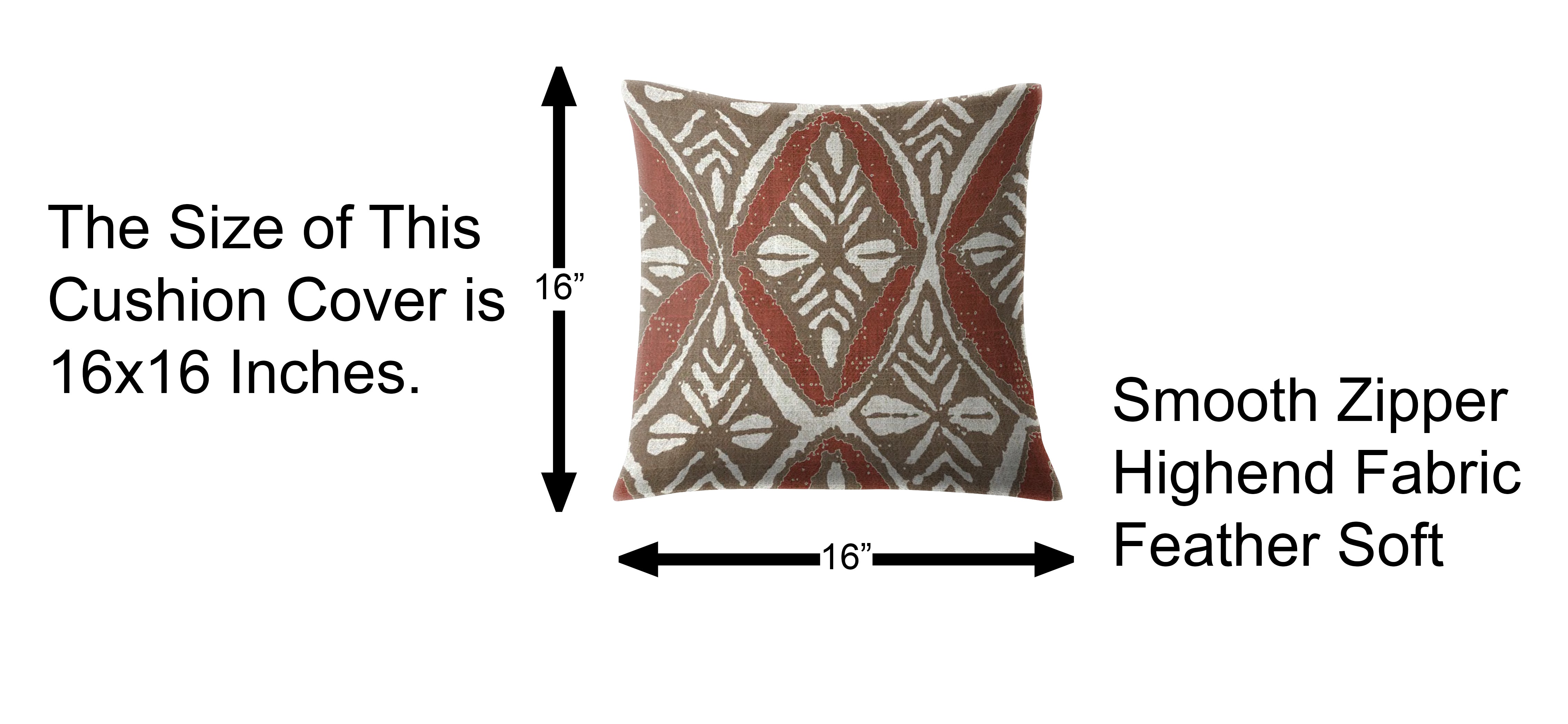 EMERSON RED CUSHION COVER (Pack of 2)